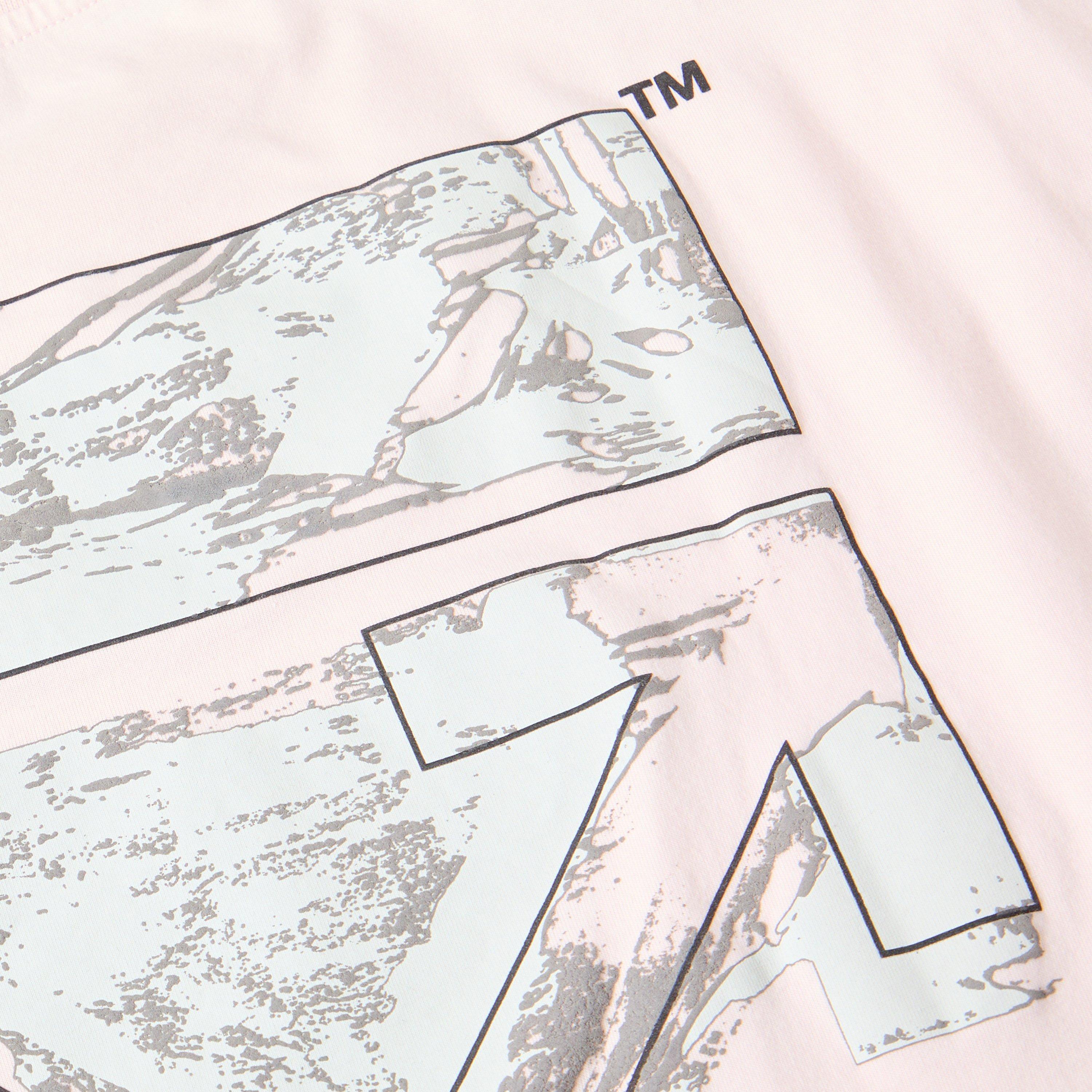  Mauve 6080 - Off White - Men's Paint Arrow Oversized T-Shirt - 5