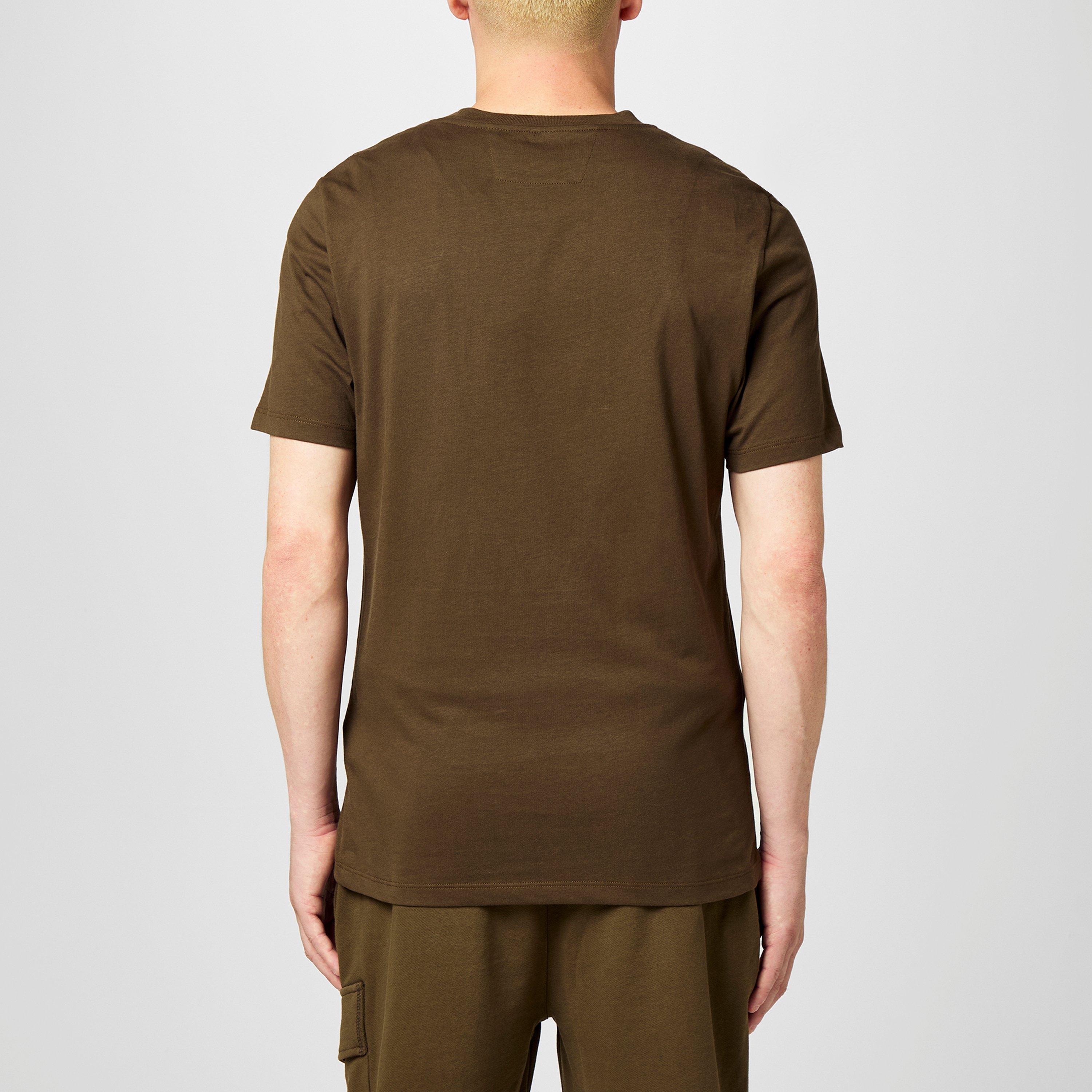 Ivy Green 683 - CP Company - Men's Block Logo Regular Fit T-Shirt - 4