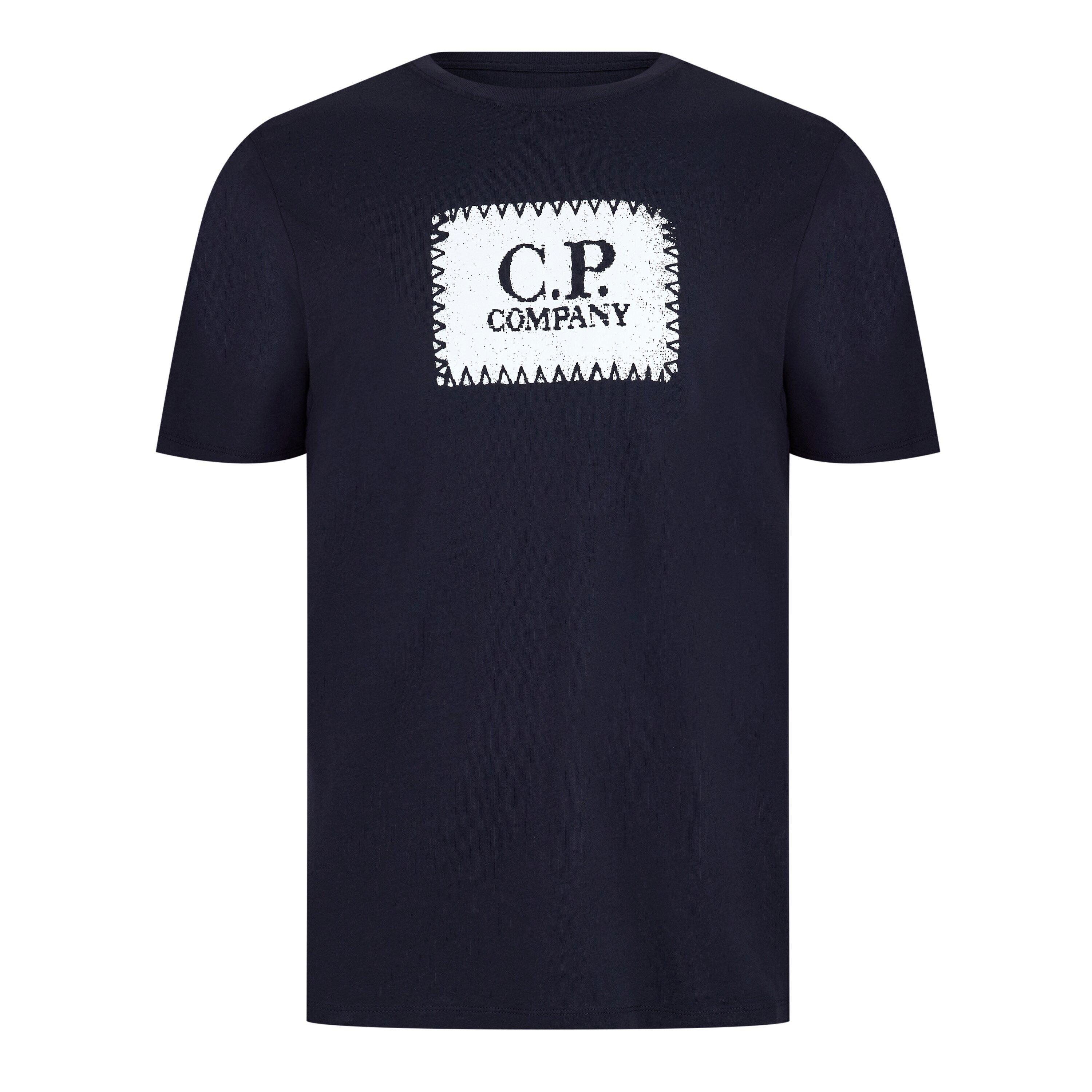 Total Eclip 888 - CP Company - Men's Block Logo Regular Fit T-Shirt - 1