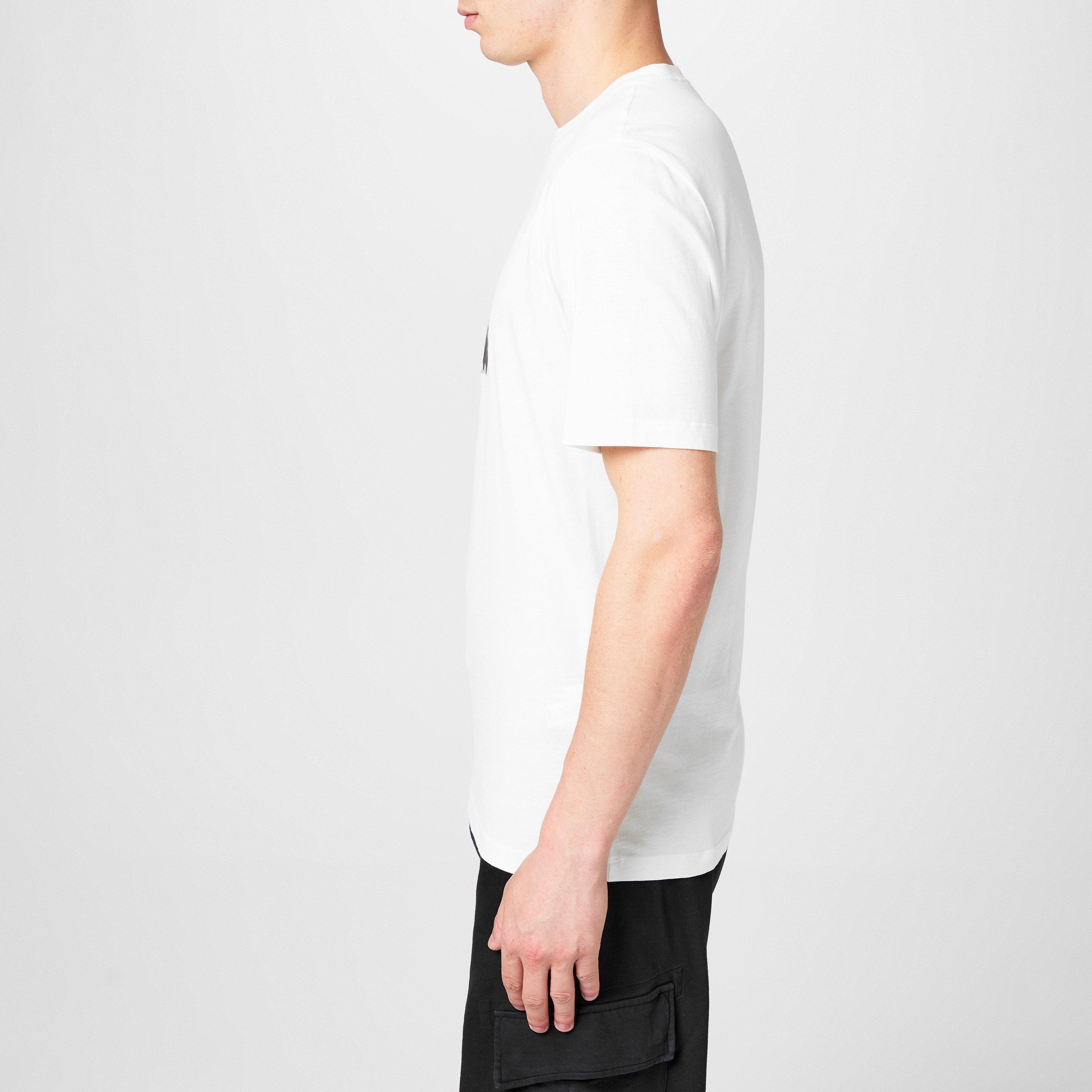 Gauze White 103 - CP Company - Mens Block Logo Regular Fit T-Shirt - 5