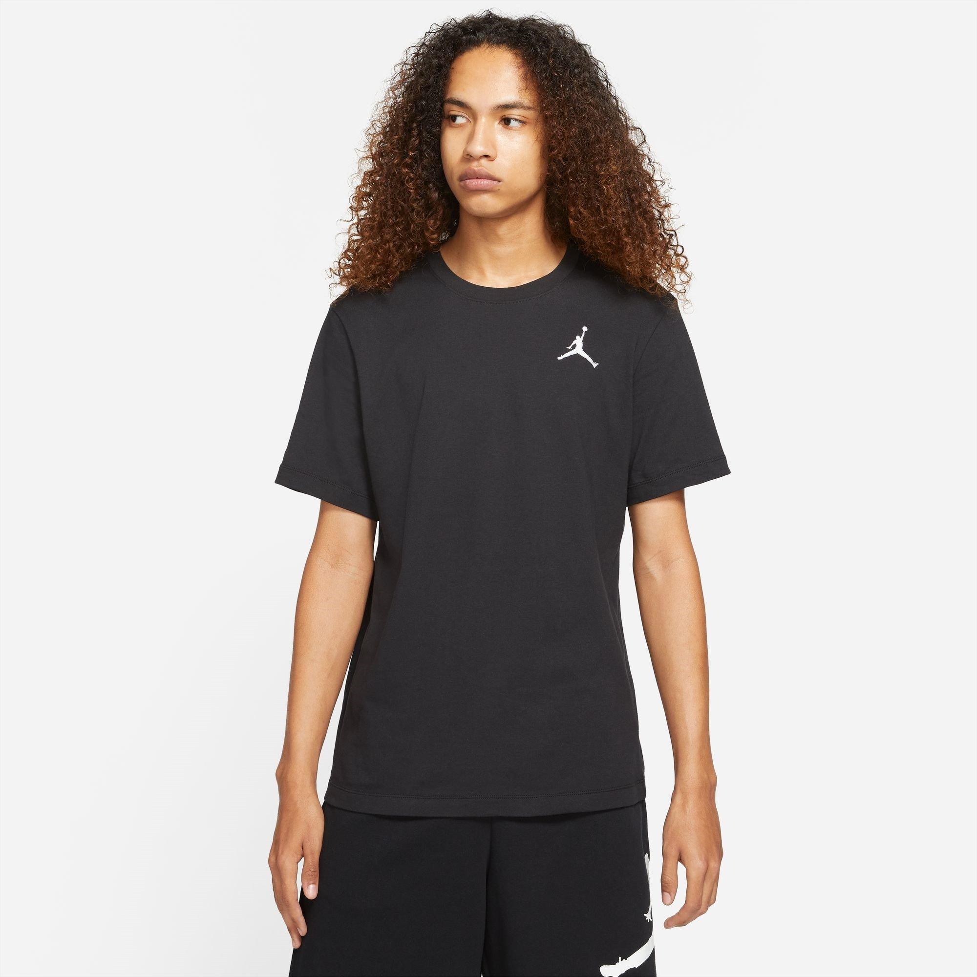 Black - Air Jordan - Men's Small Logo Regular Fit T-Shirt - 1