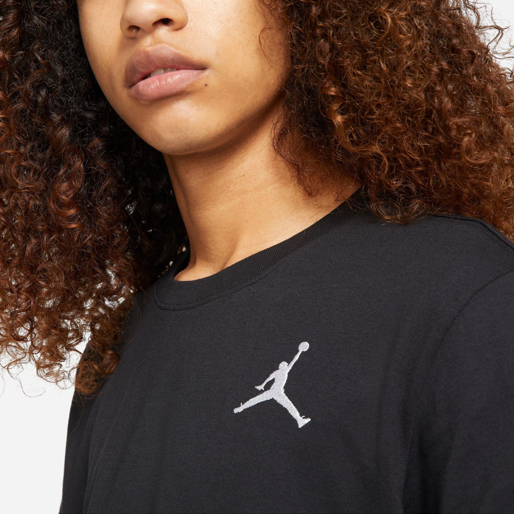 Zwart - Air Jordan - Small Logo Regular Fit T-Shirt - 3