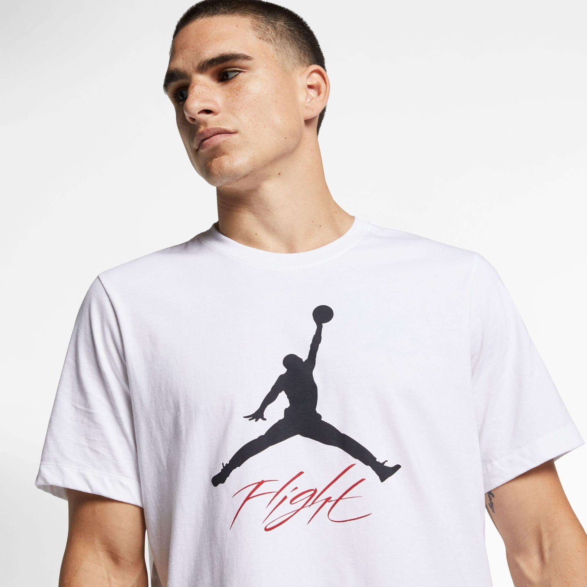 White/Black - Air Jordan - AJ Jumpman T-Shirt Mens - 5