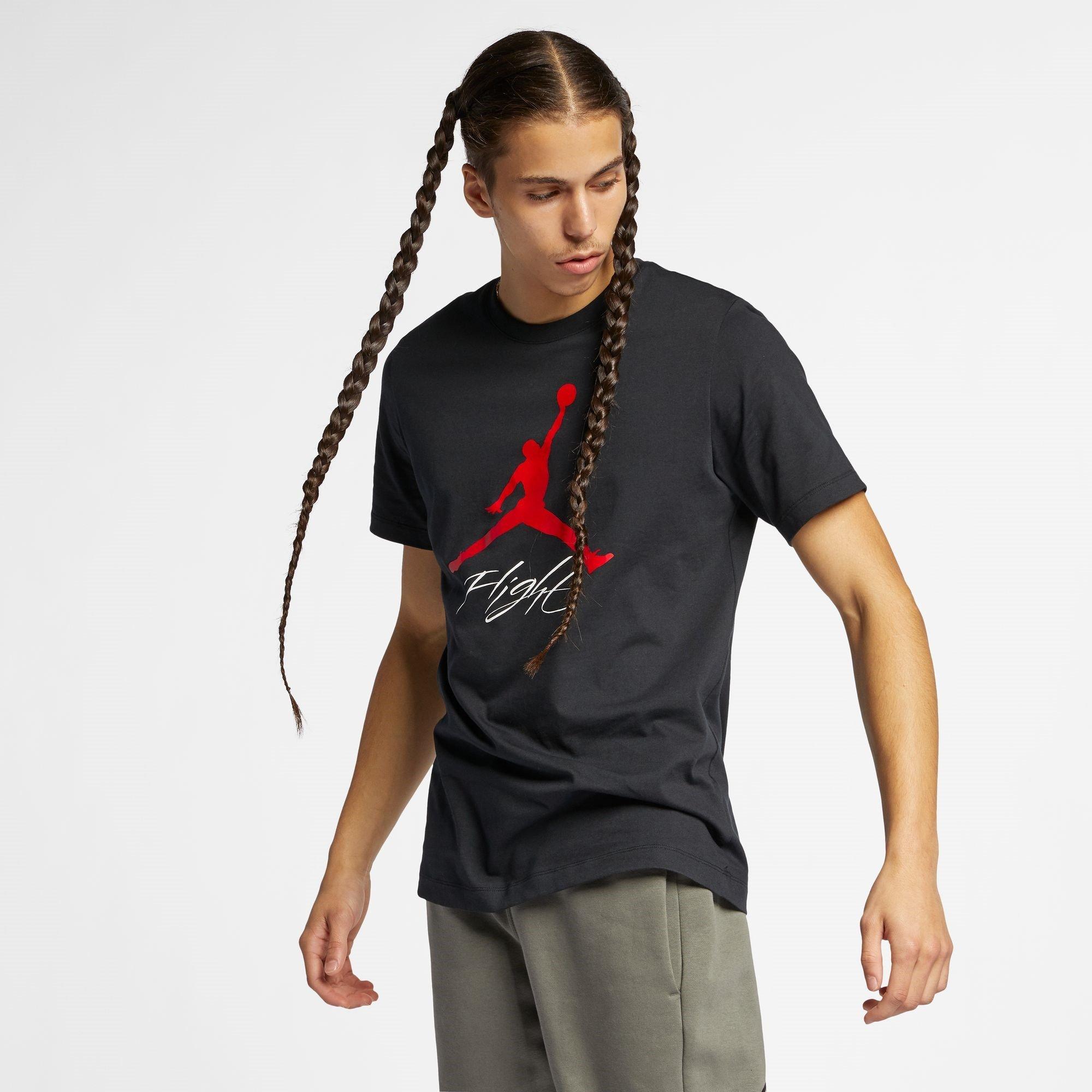 Nero/Rosso - Air Jordan - Jumpman T-Shirt Mens - 3