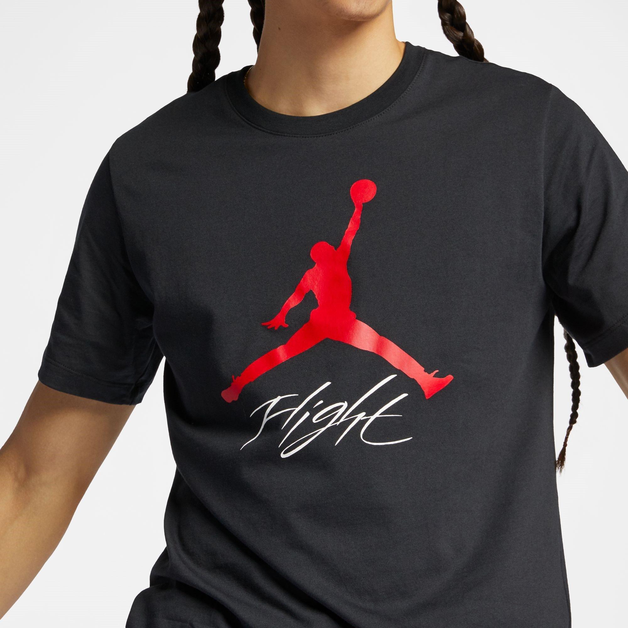 Nero/Rosso - Air Jordan - Jumpman T-Shirt Mens - 6