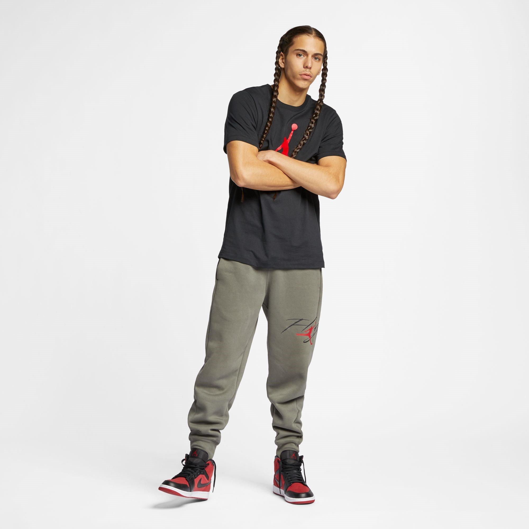 Nero/Rosso - Air Jordan - Jumpman T-Shirt Mens - 7