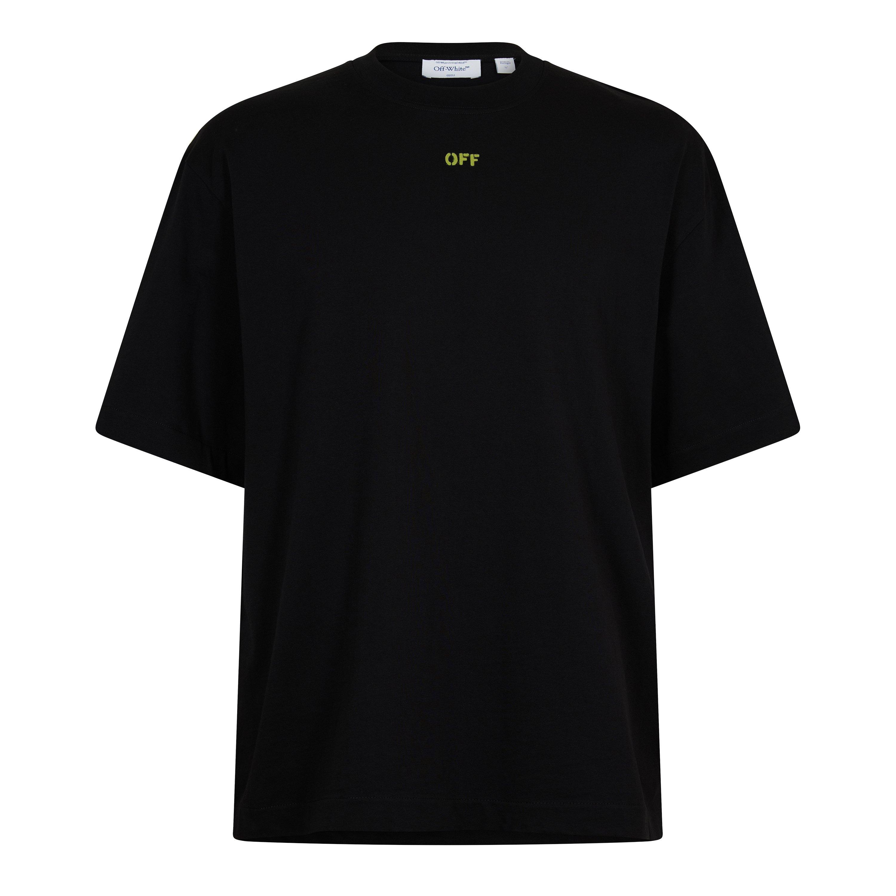 Off White Men's Slime Arrow Oversized T-Shirt - Black 0001 - M