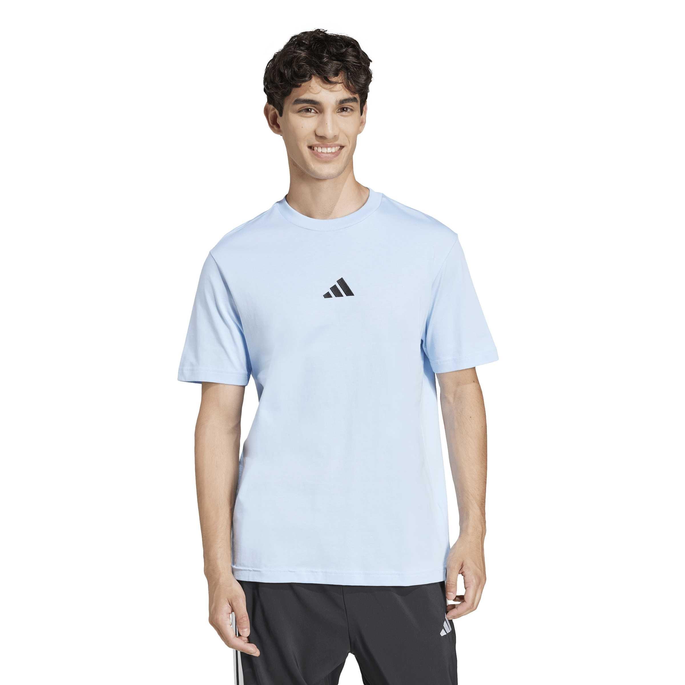 Glow Blue/Black - adidas - Adidas SL SJ Tee Sn00 - 2