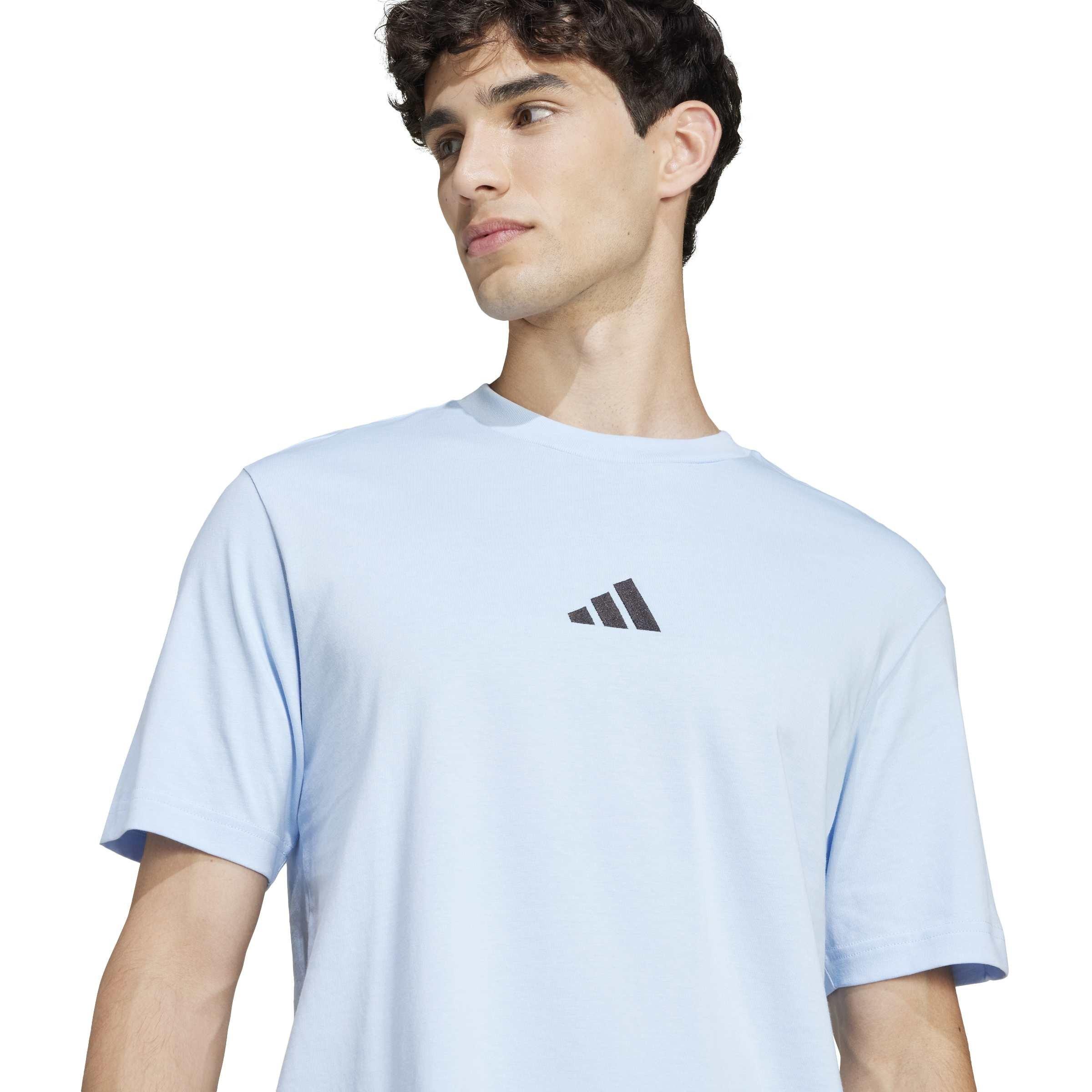 Glow Blue/Black - adidas - Adidas SL SJ Tee Sn00 - 5