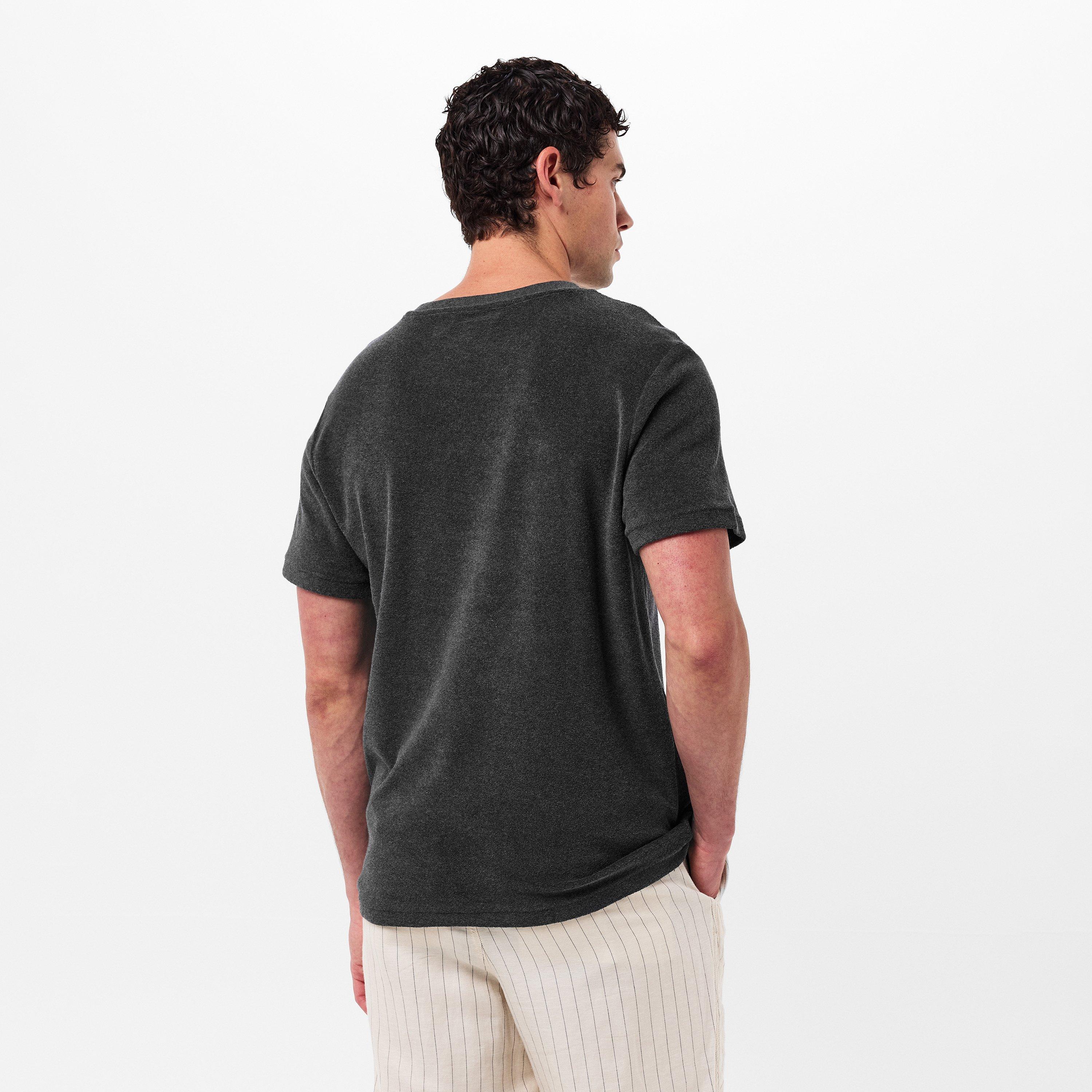 Grey Terry - Polo Ralph Lauren - Men's Terry Lounge Regular Fit T-Shirt - 4