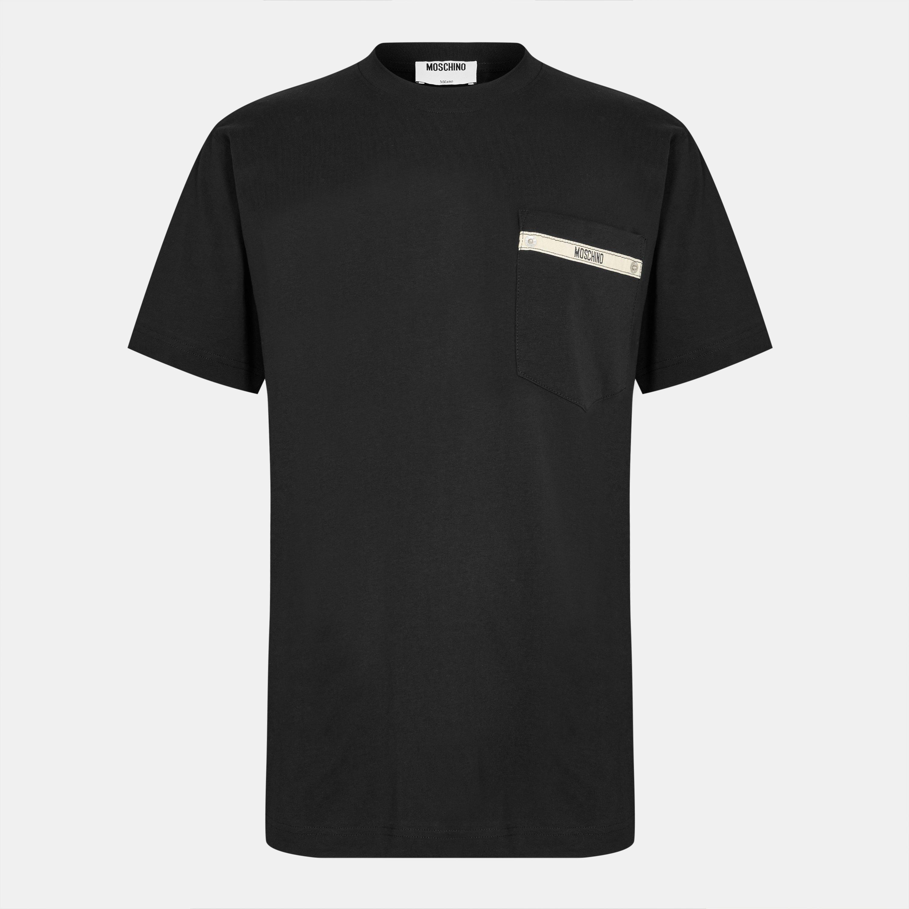 Moschino Men's Tape T-Shirt - Black - XL