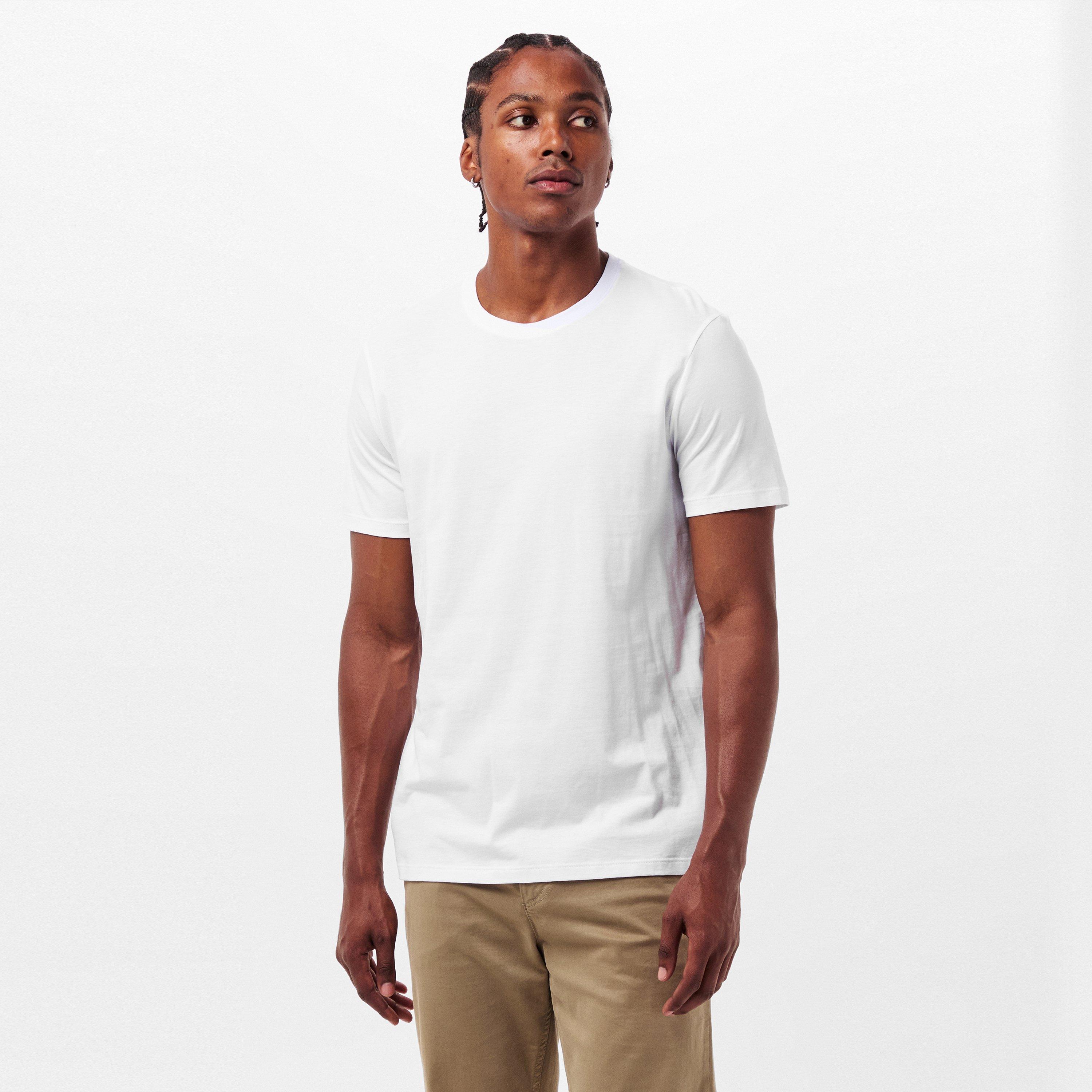 Blanc - Armani Exchange - Men's Regular Fit T-Shirt - 3