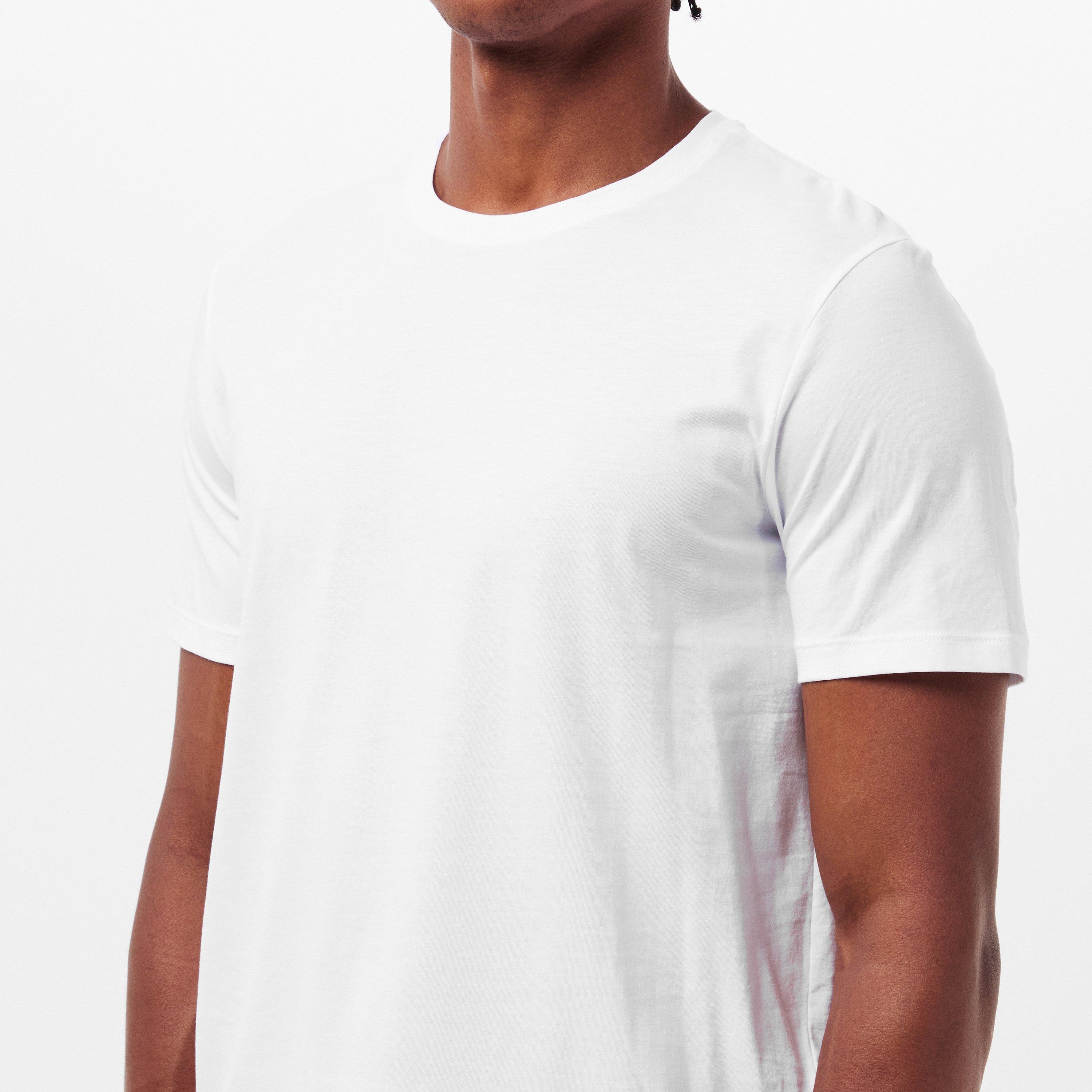 Blanc - Armani Exchange - Men's Regular Fit T-Shirt - 5