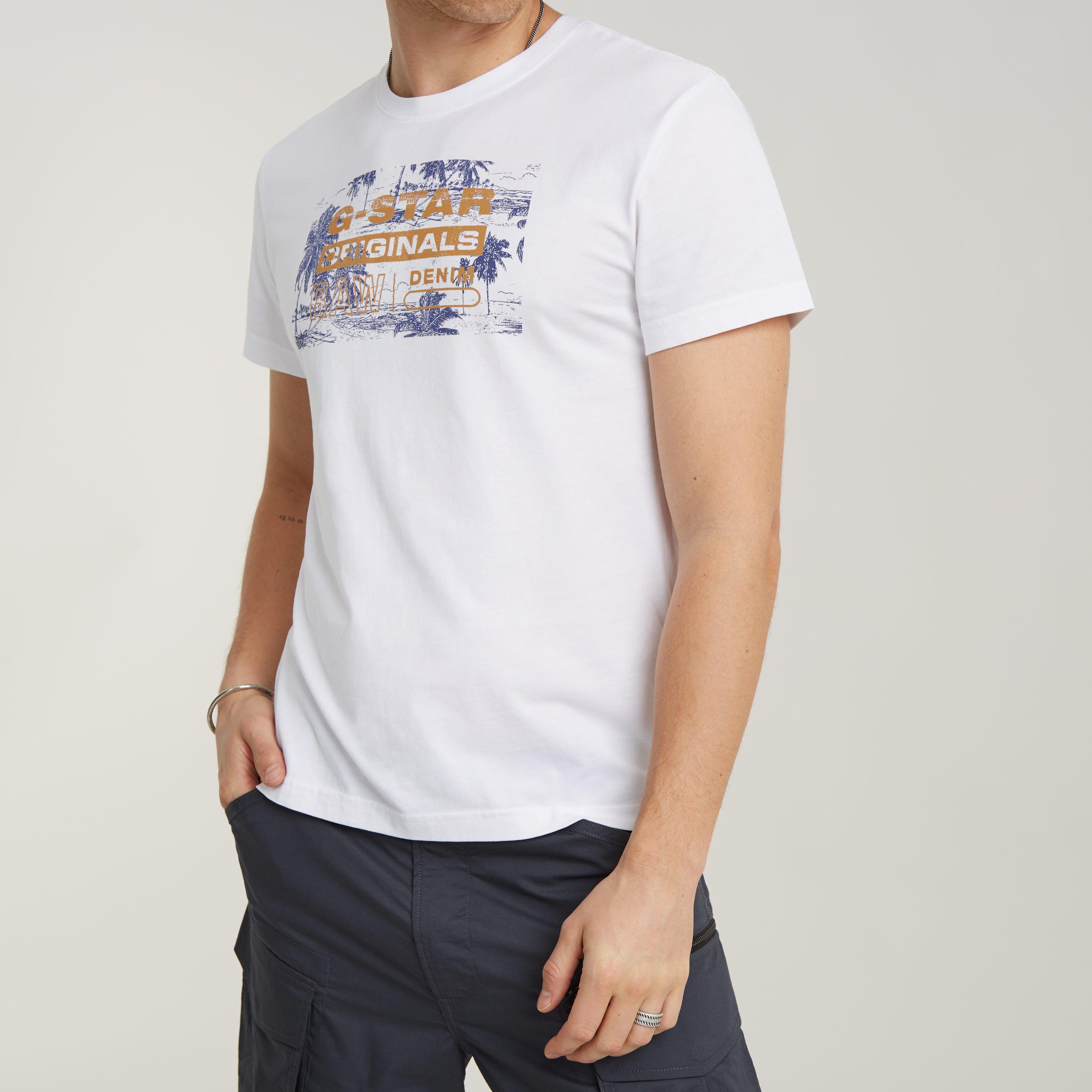 Bianco - G Star - Framed Palm Originals T-Shirt - 3