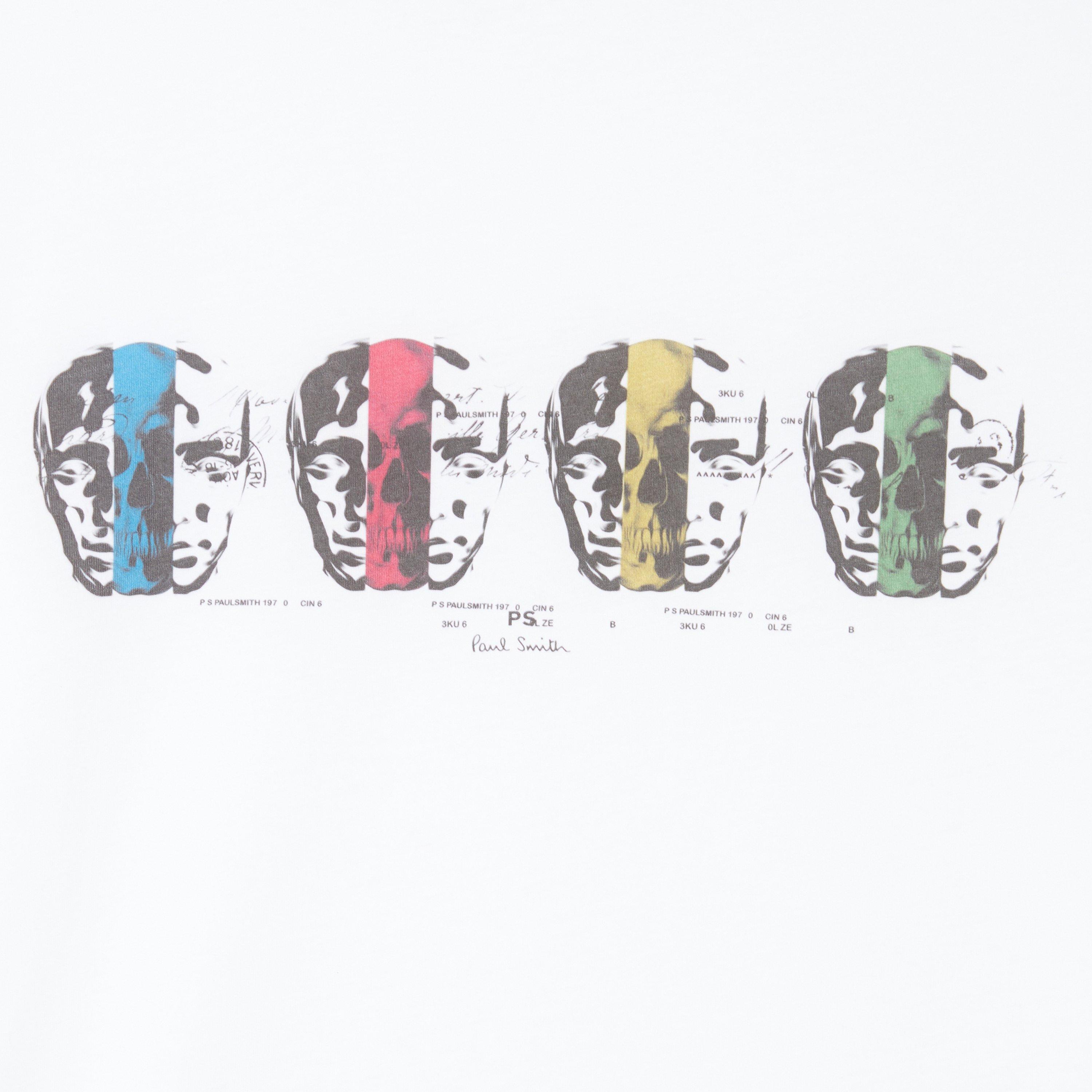 PS Paul Smith | Multi- Coloured Skull T-Shirt | Regular Fit