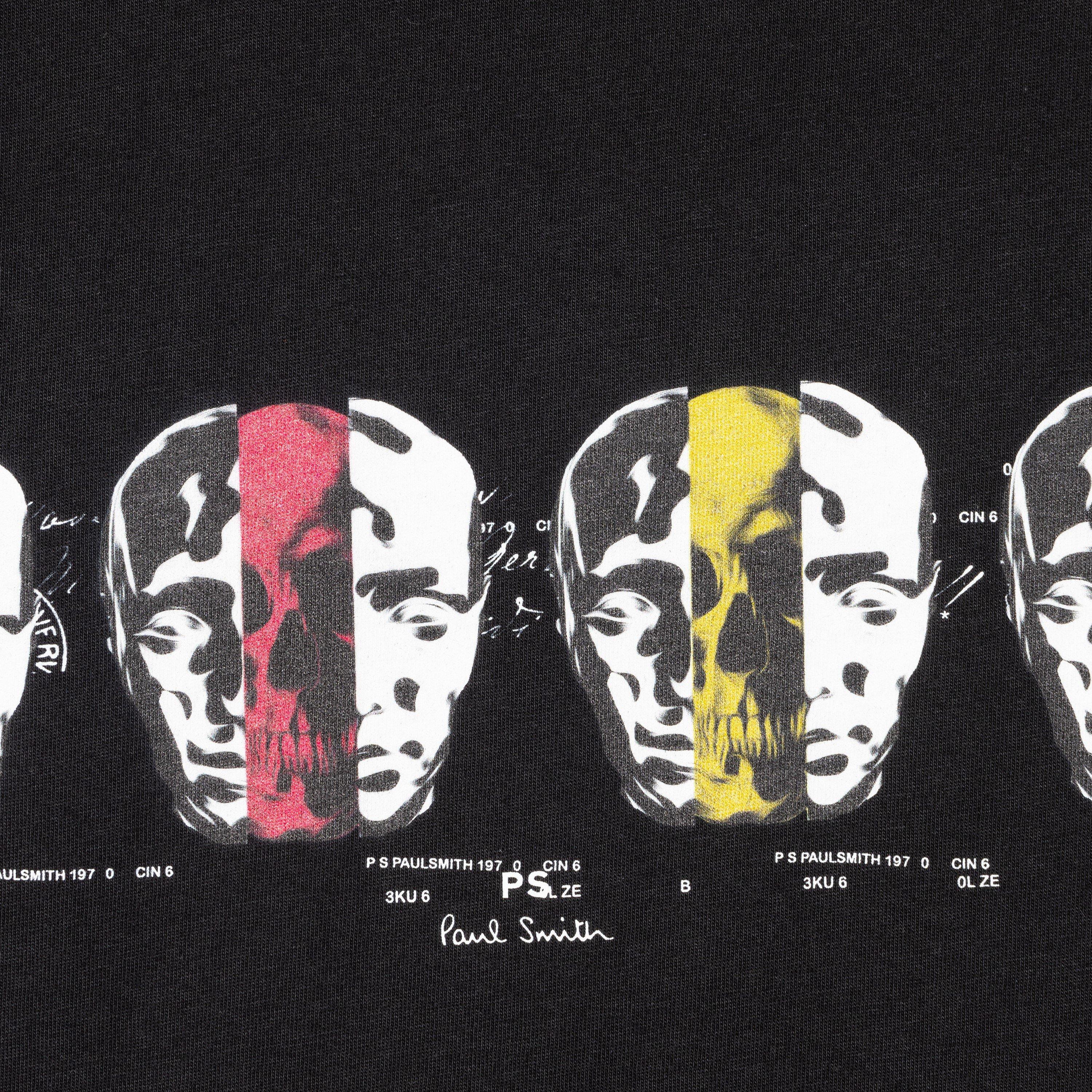 Black 79 - PS Paul Smith - Men's Multi Coloured Skull Regular Fit T-Shirt - 4