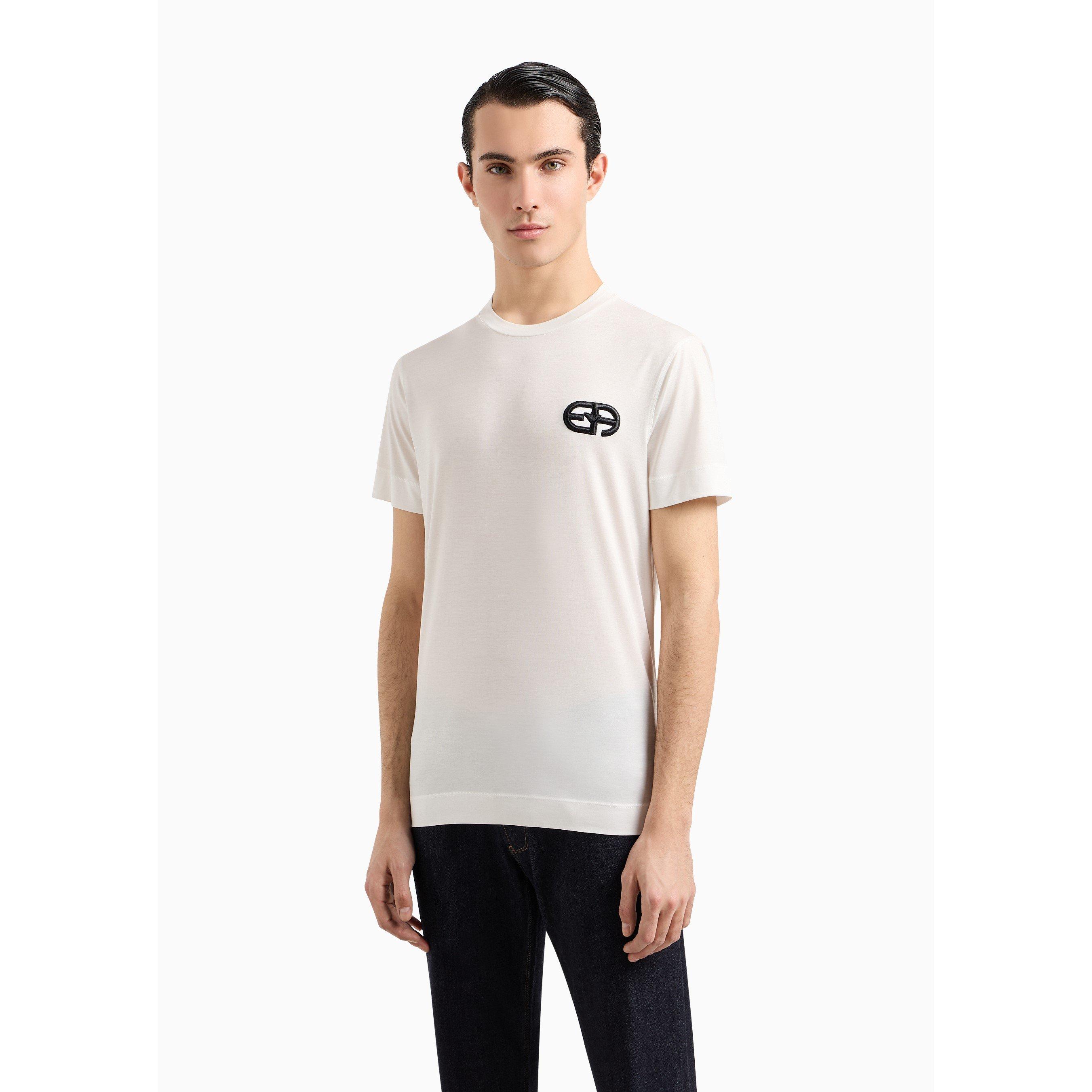 White - Emporio Armani - Men's Crew Neck T-Shirt - 1