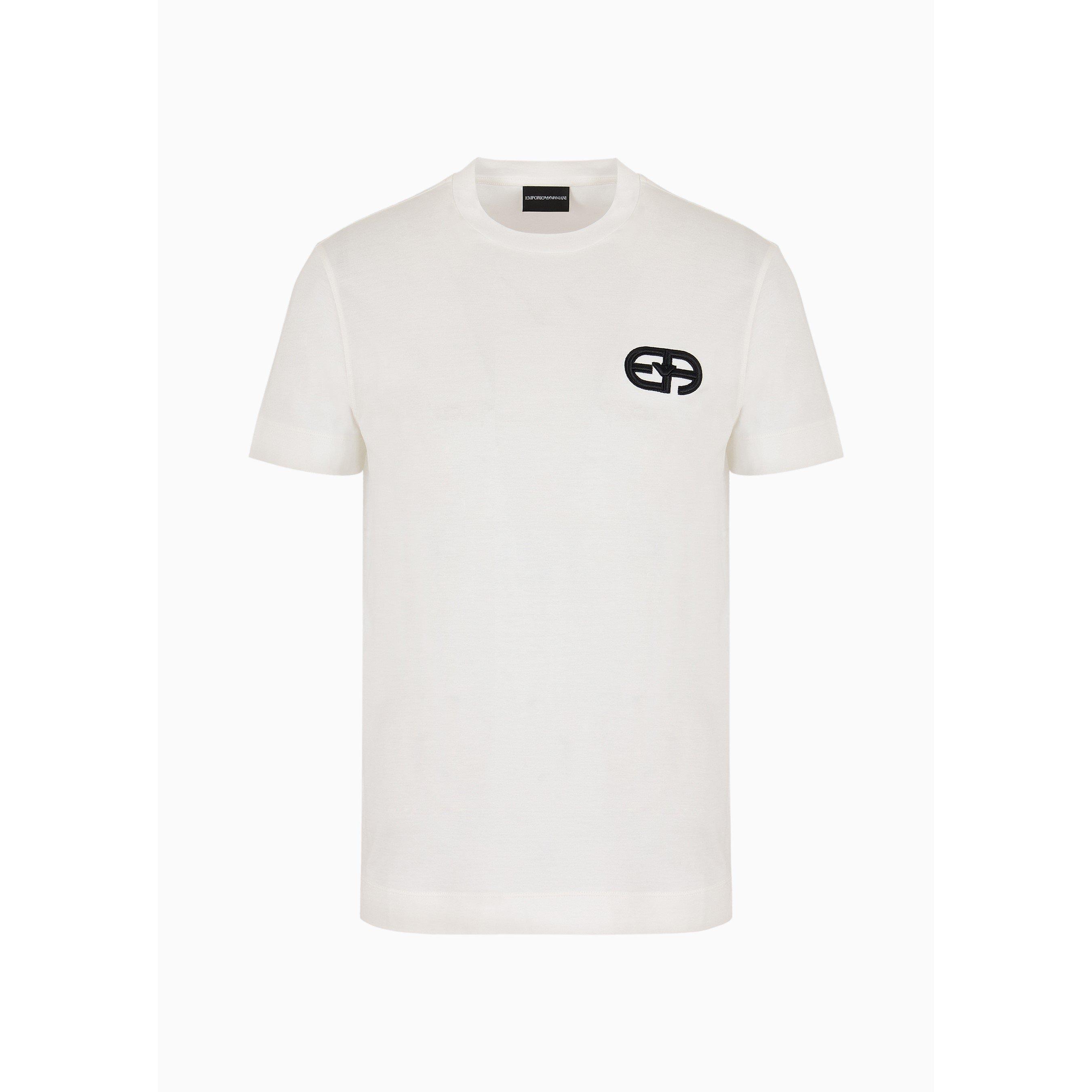 White - Emporio Armani - Men's Regular Fit T-Shirt - 4