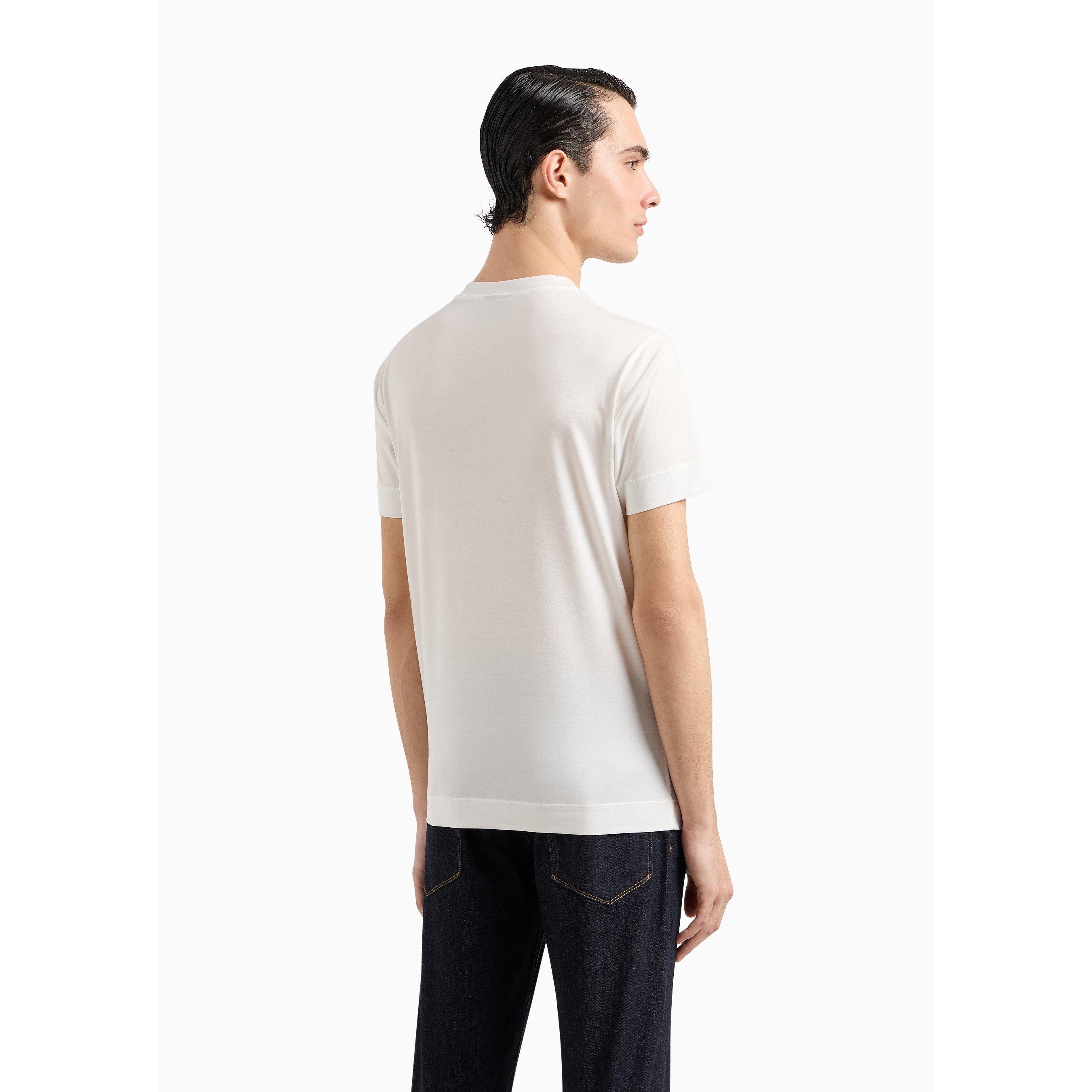 White - Emporio Armani - Men's Regular Fit T-Shirt - 2