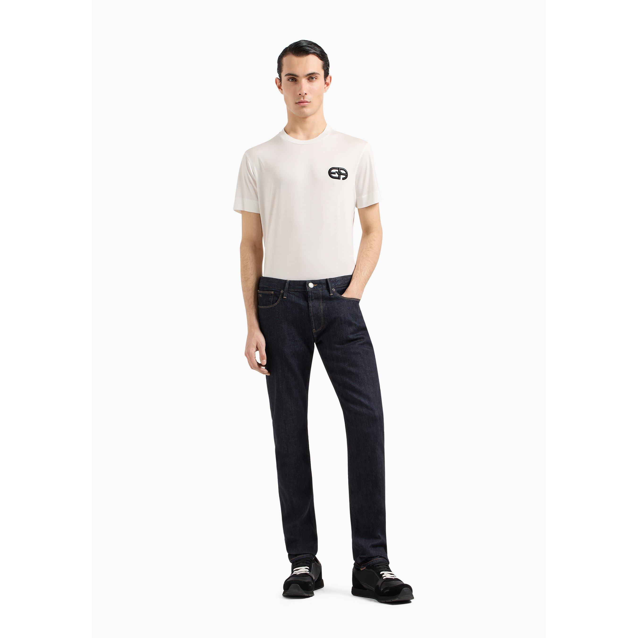 White - Emporio Armani - Men's Regular Fit T-Shirt - 3