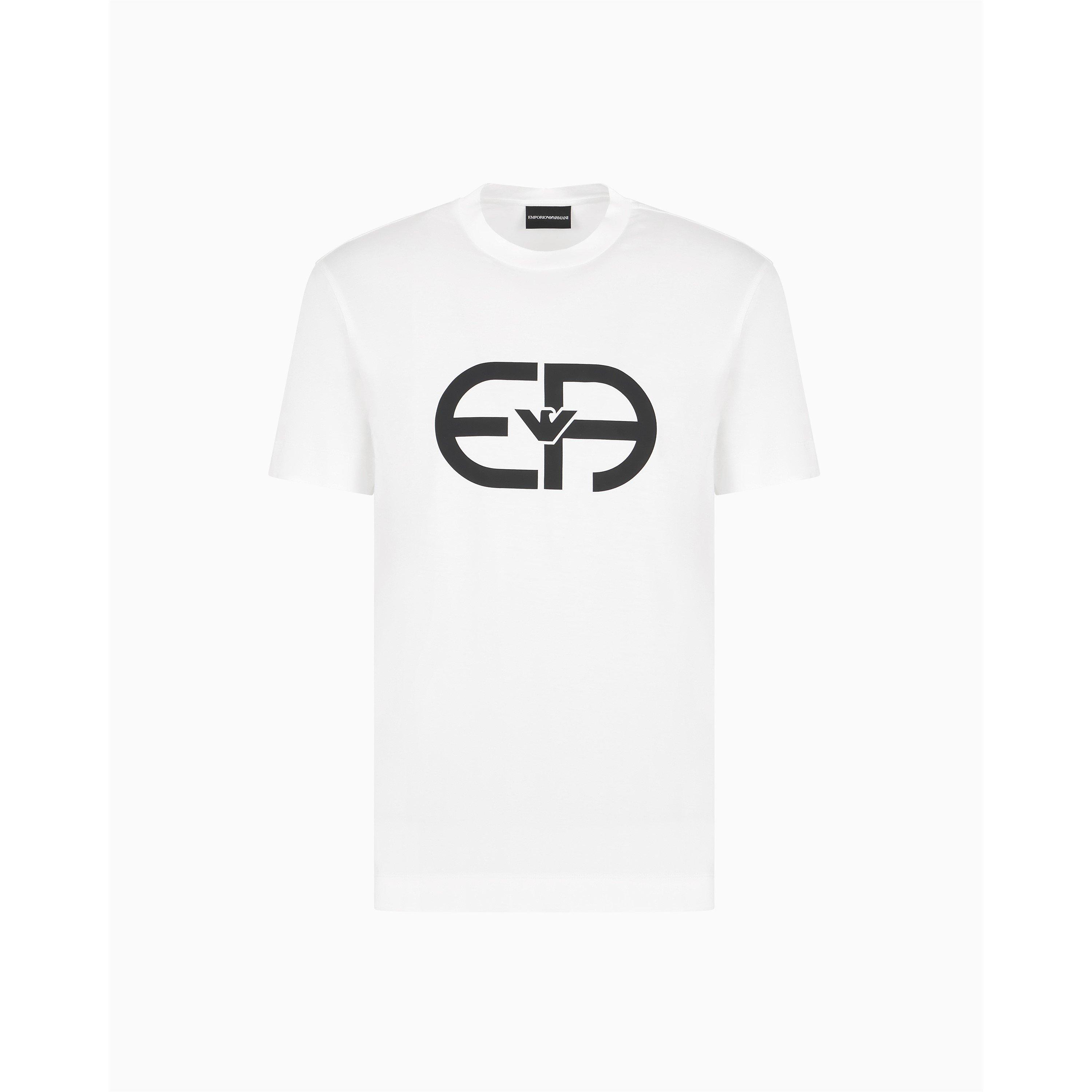 White - Emporio Armani - Men's Regular Fit T-Shirt - 4