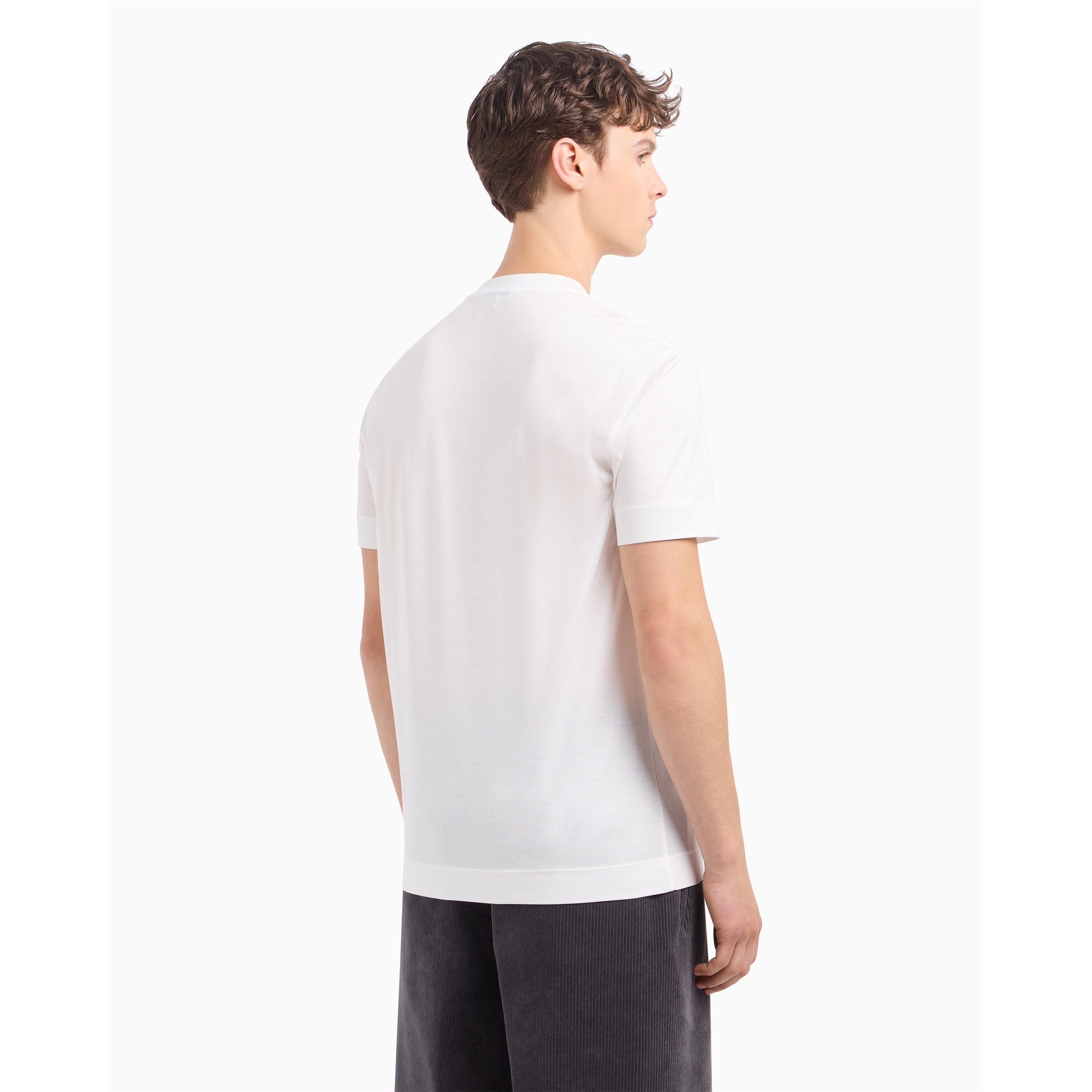 White - Emporio Armani - Men's Regular Fit T-Shirt - 2
