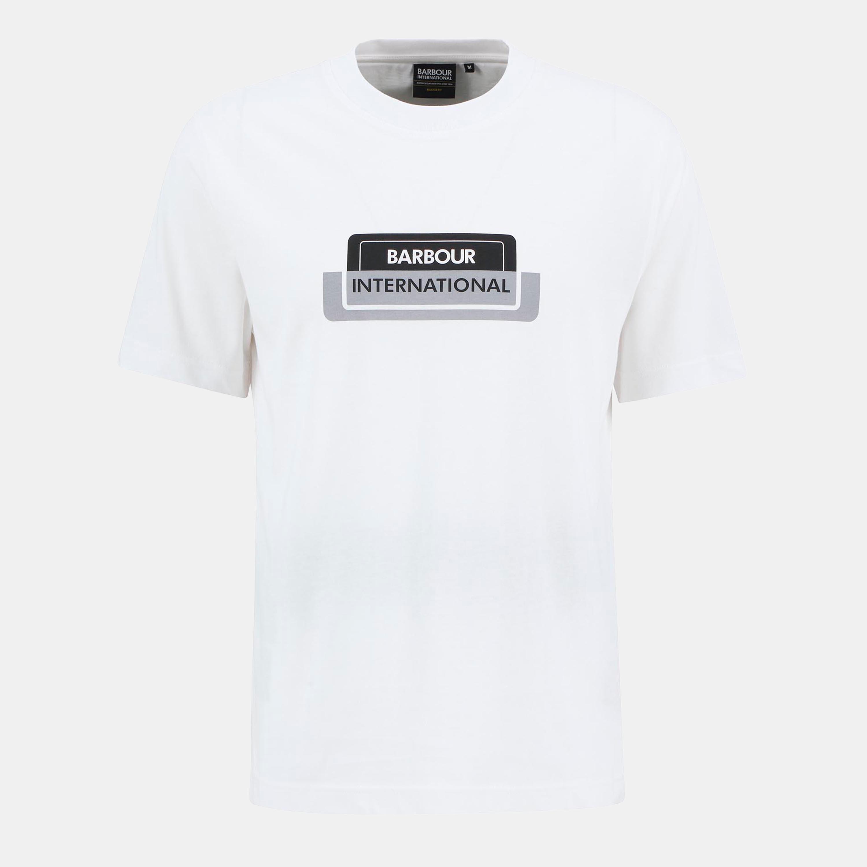 White WH11 - Barbour International - Optic T-Shirt