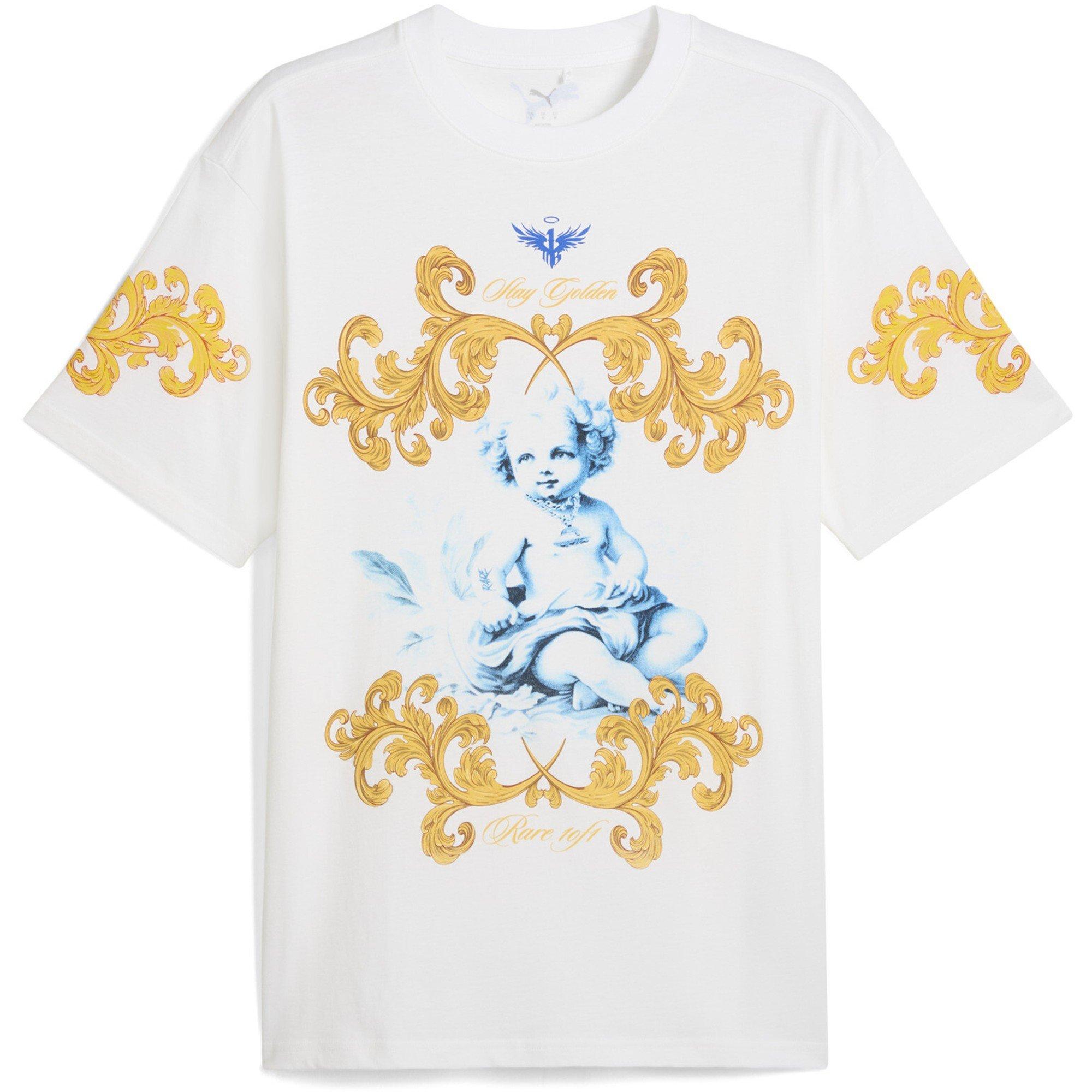 Puma Men's Oversized T-Shirt - White Puma White - M