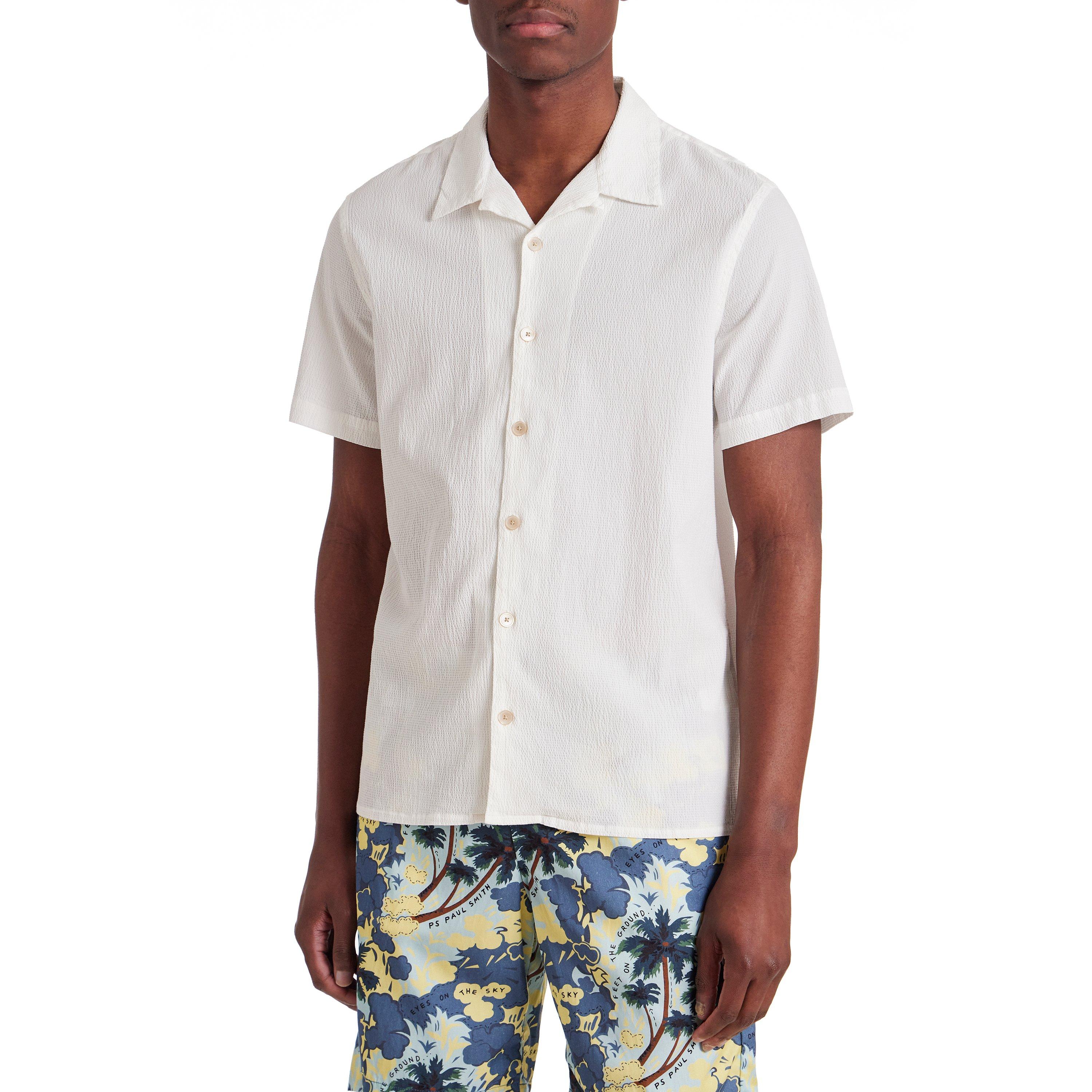 White 02 - PS Paul Smith - Men's Regular Fit Short-Sleeve T-Shirt - 2