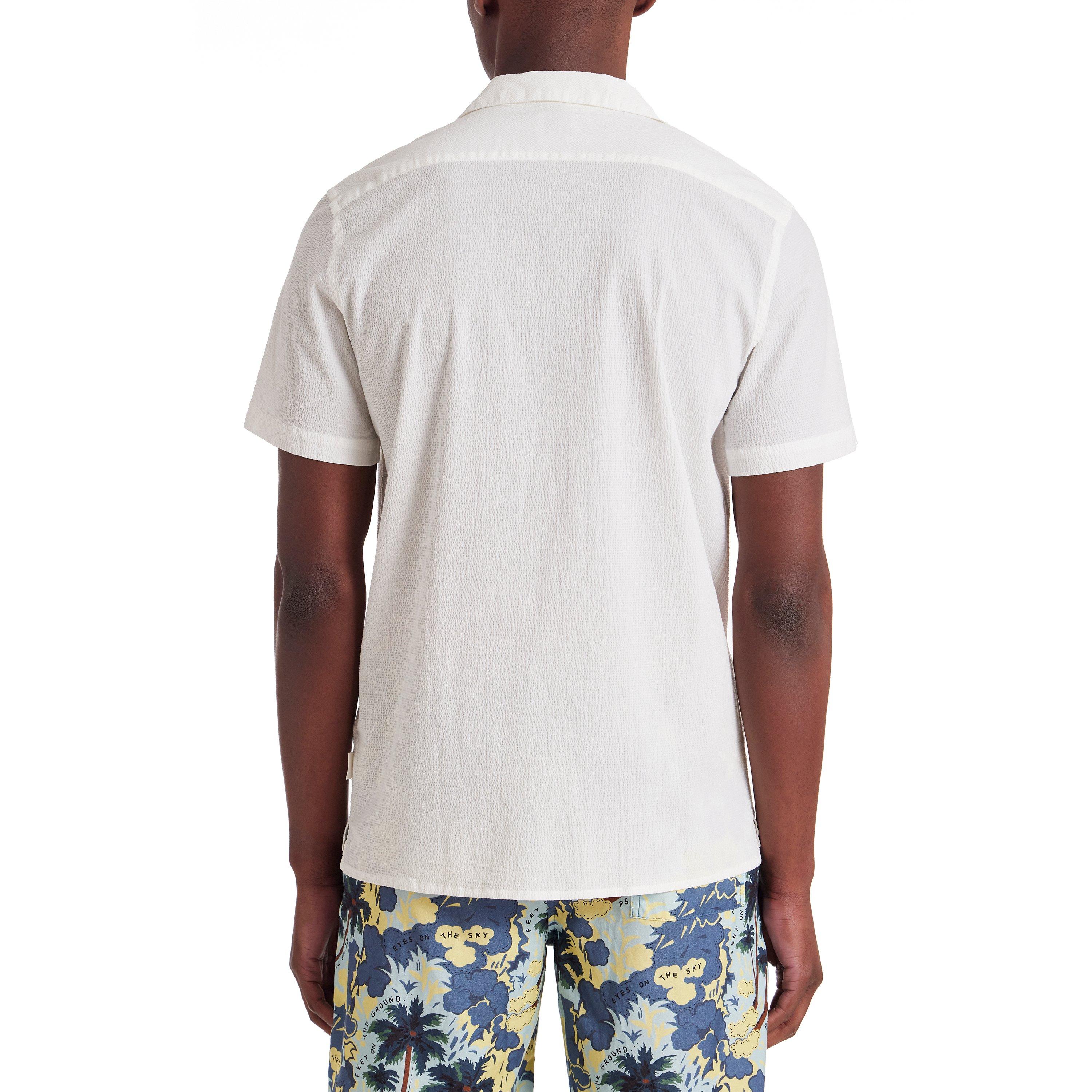 White 02 - PS Paul Smith - Men's Regular Fit Short-Sleeve T-Shirt - 3