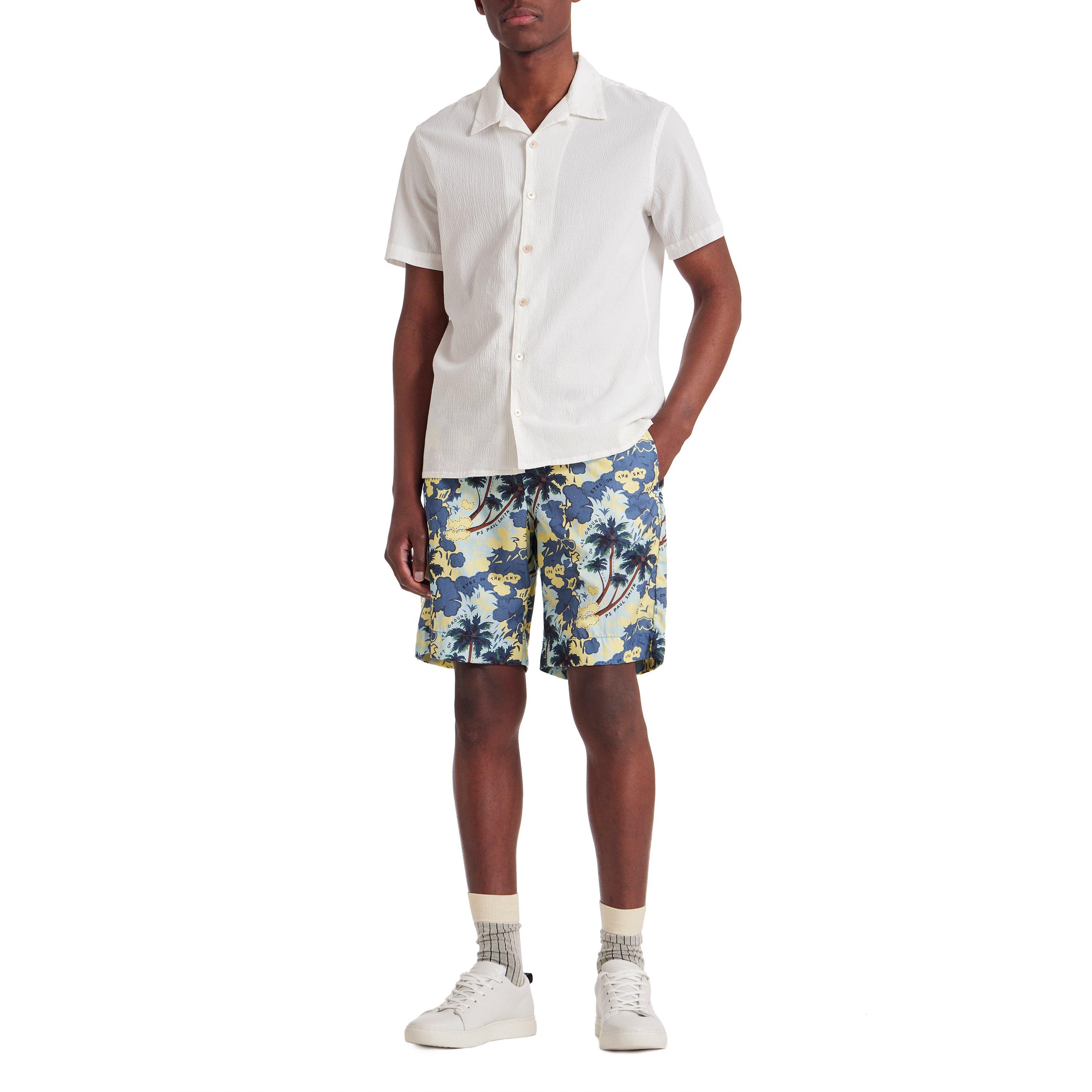 White 02 - PS Paul Smith - Men's Regular Fit Short-Sleeve T-Shirt - 4