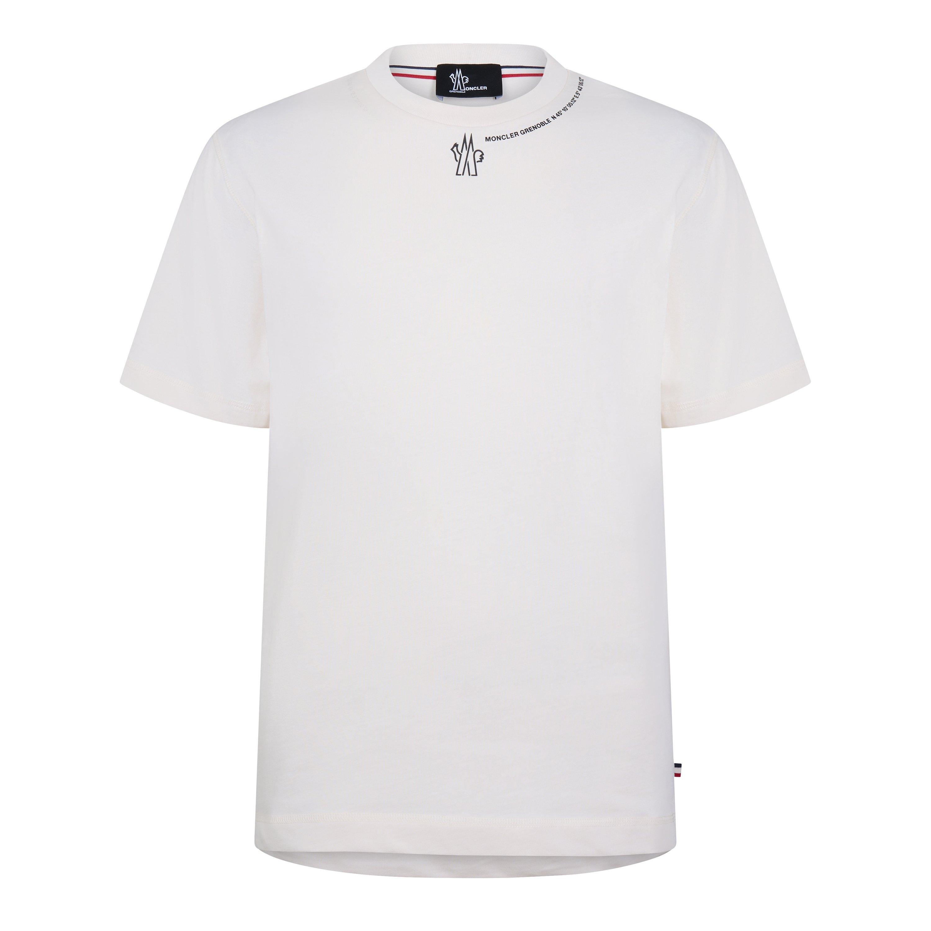 White 041 - Moncler - Moncler Neck LG Tee Sn64 - 1