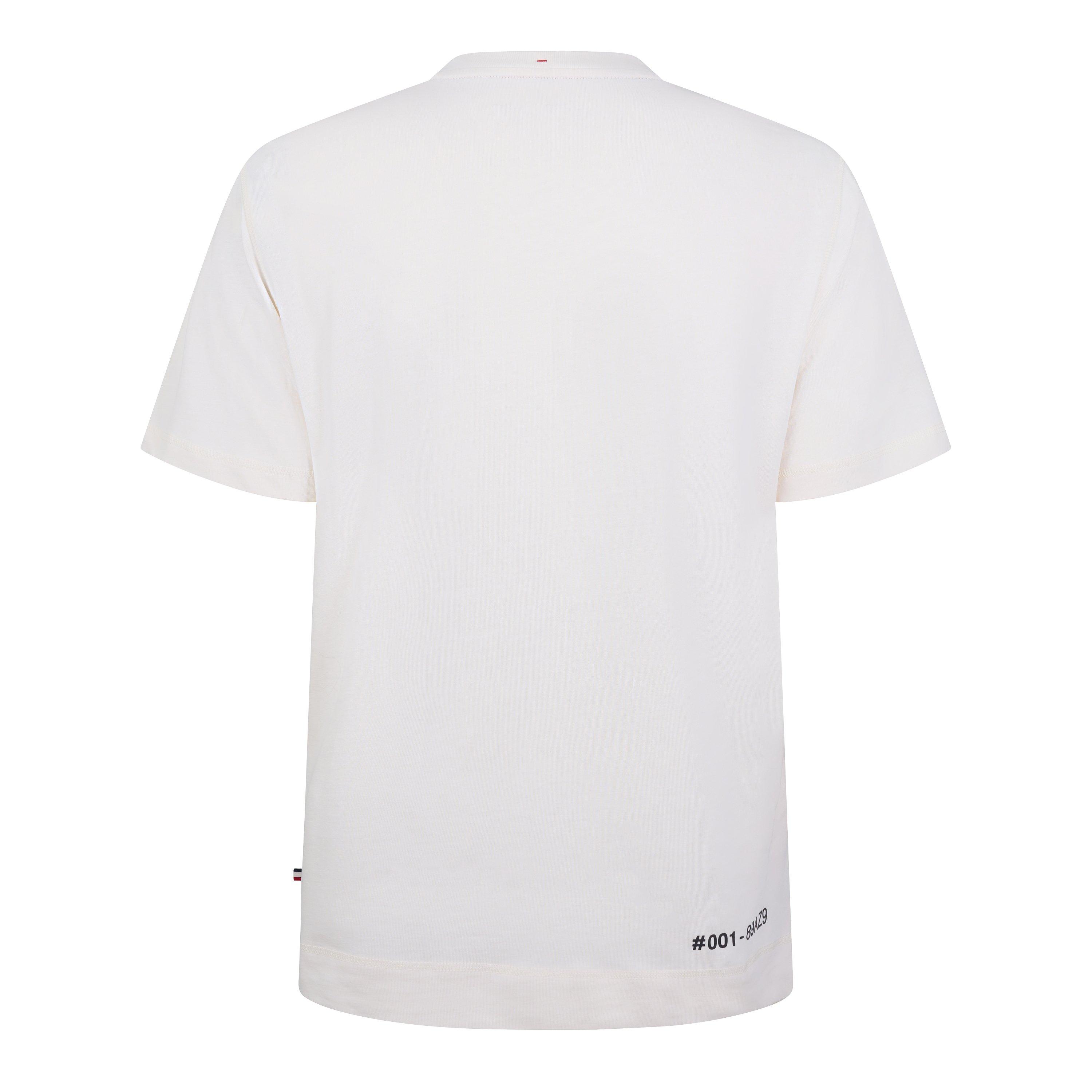 White 041 - Moncler - Moncler Neck LG Tee Sn64 - 2