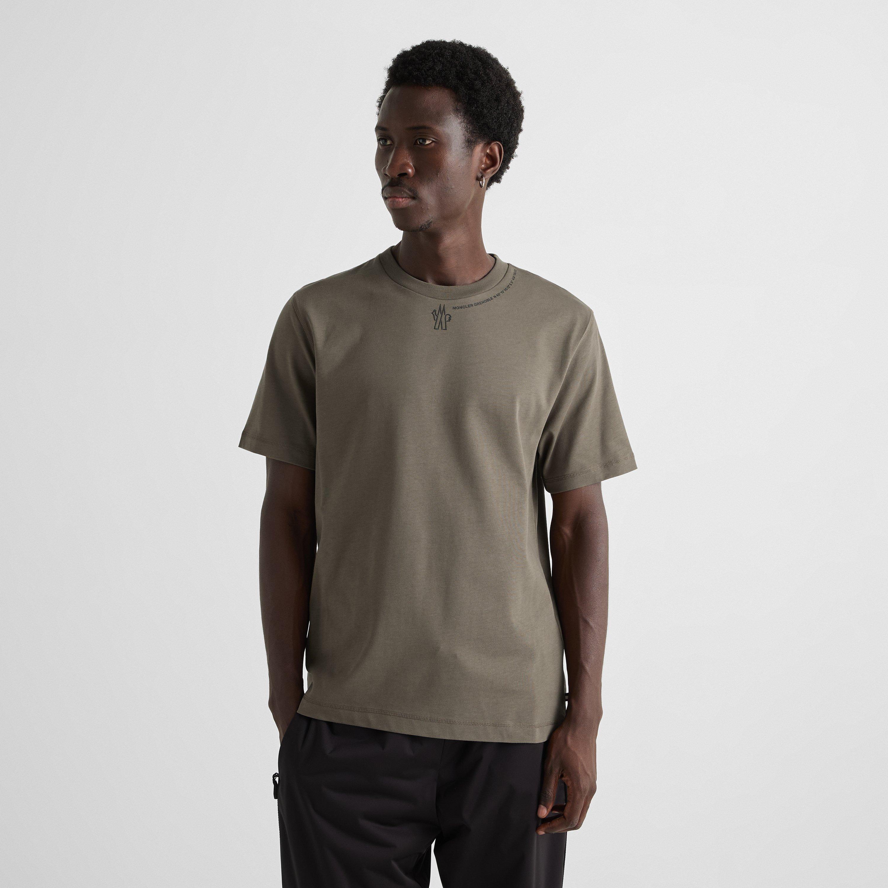 Khaki 831 - Moncler - Moncler Neck LG Tee Sn64 - 3
