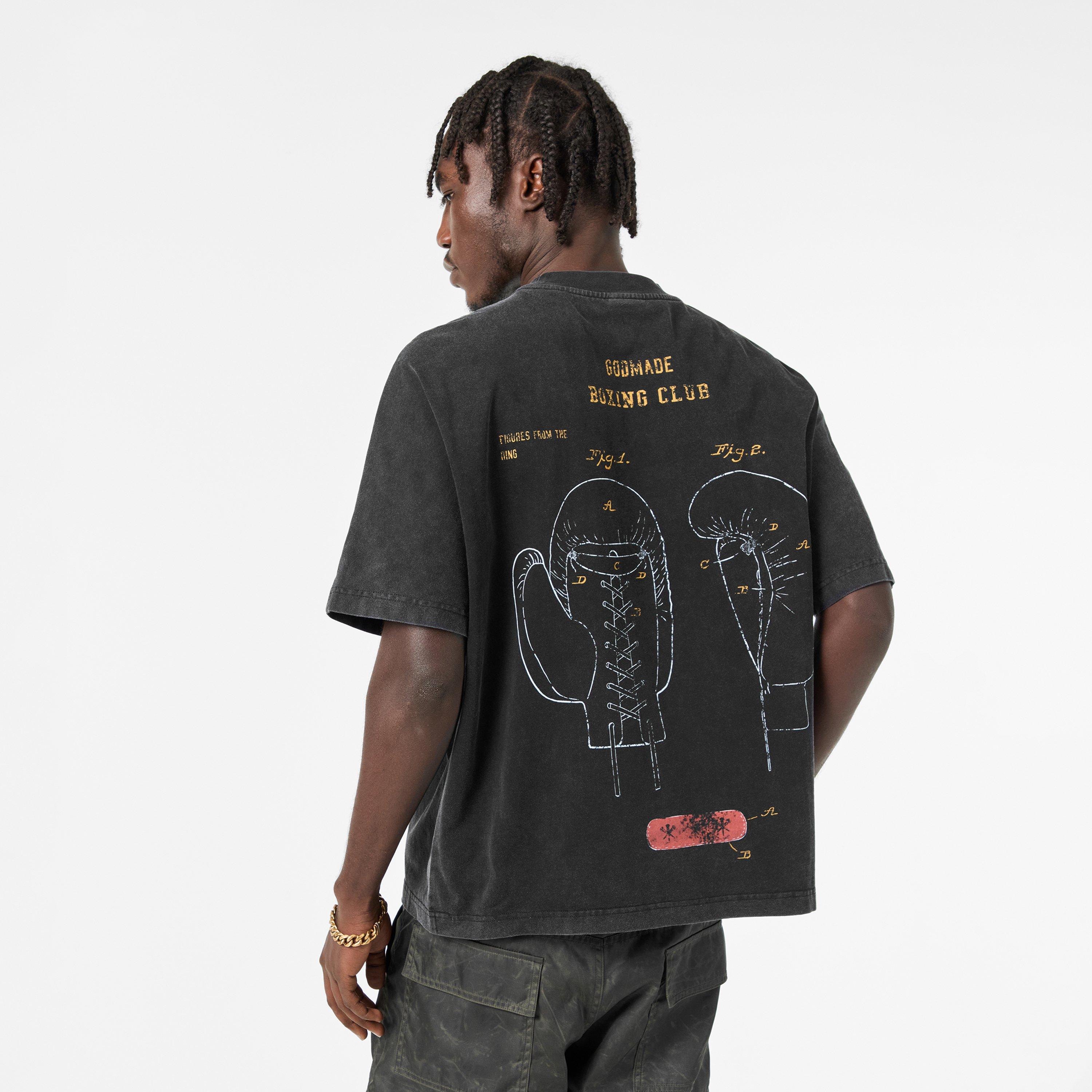 Black - God Made - Men's GM Boxing Club Regular Fit T-Shirt - 4