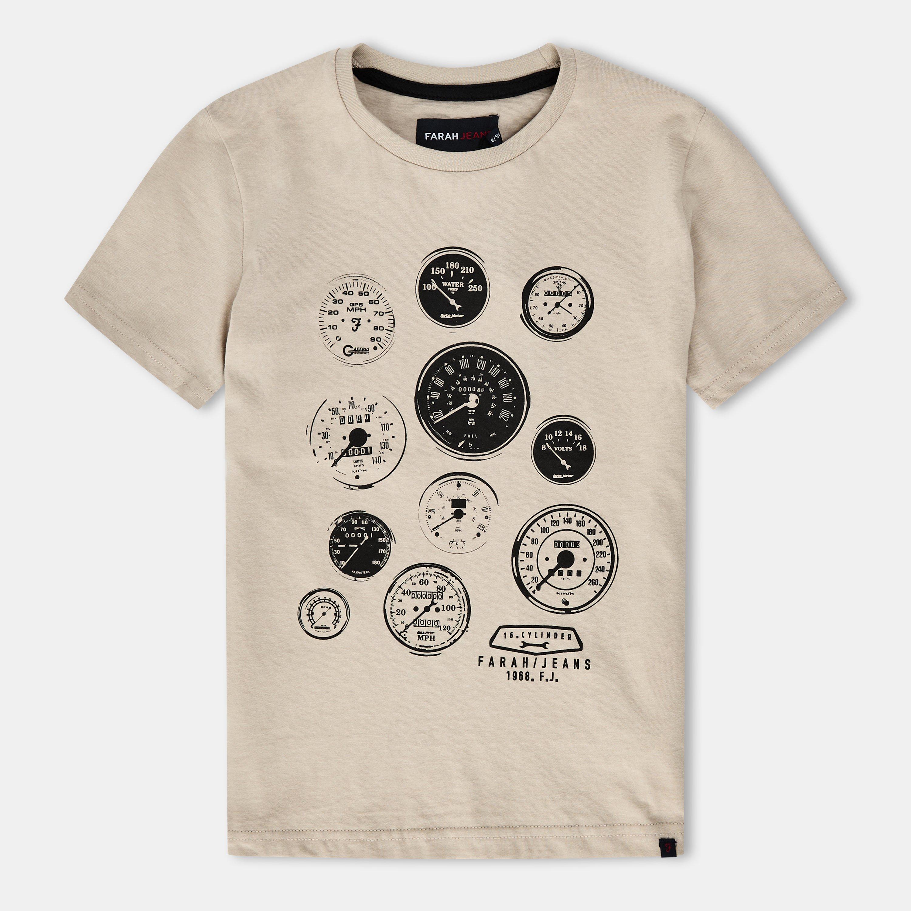 Silver White - Farah - Unisex Kids' Graphic Short Sleeve T-Shirt - 1