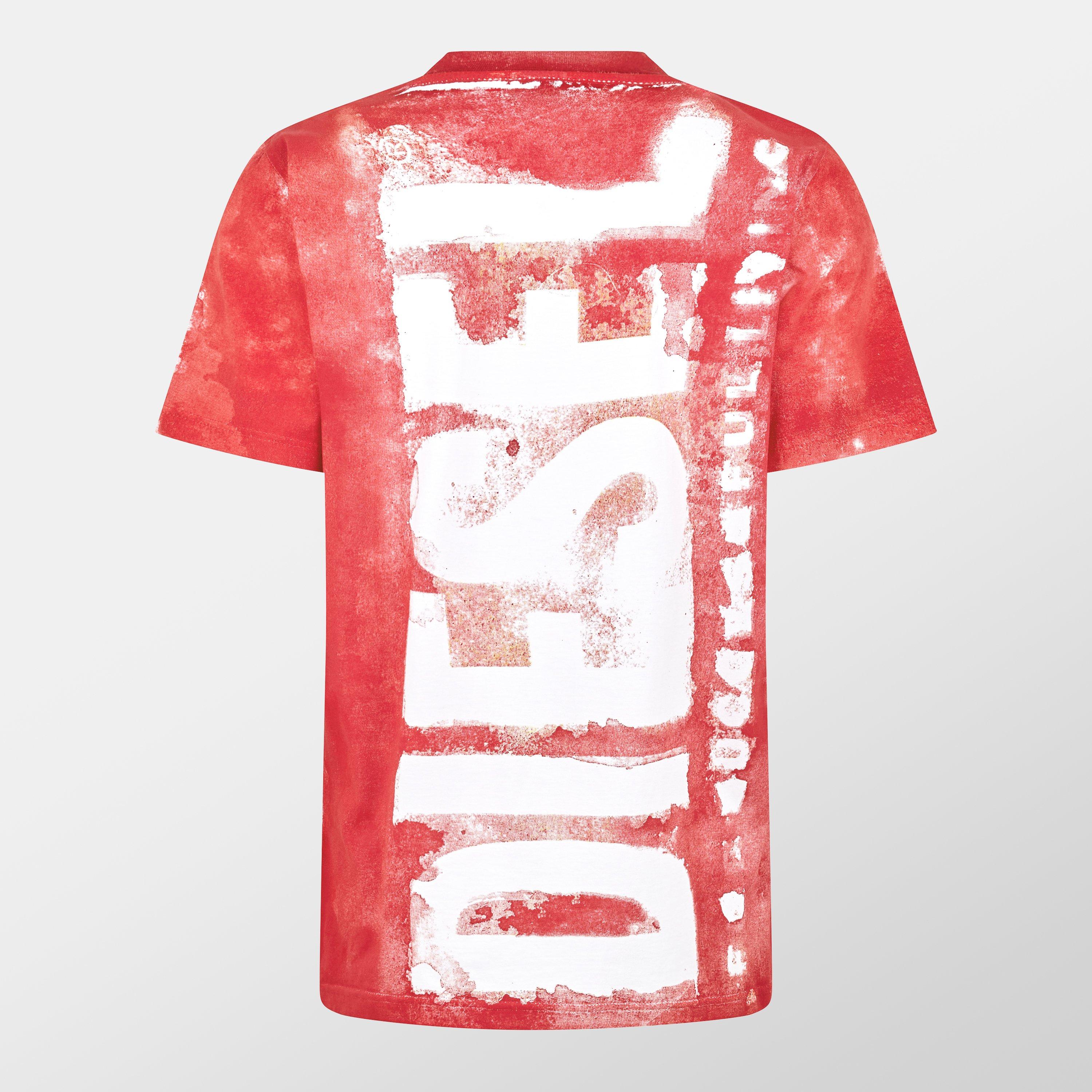 Ribbon Red - Diesel - Men's Regular Fit T-Shirt - 2