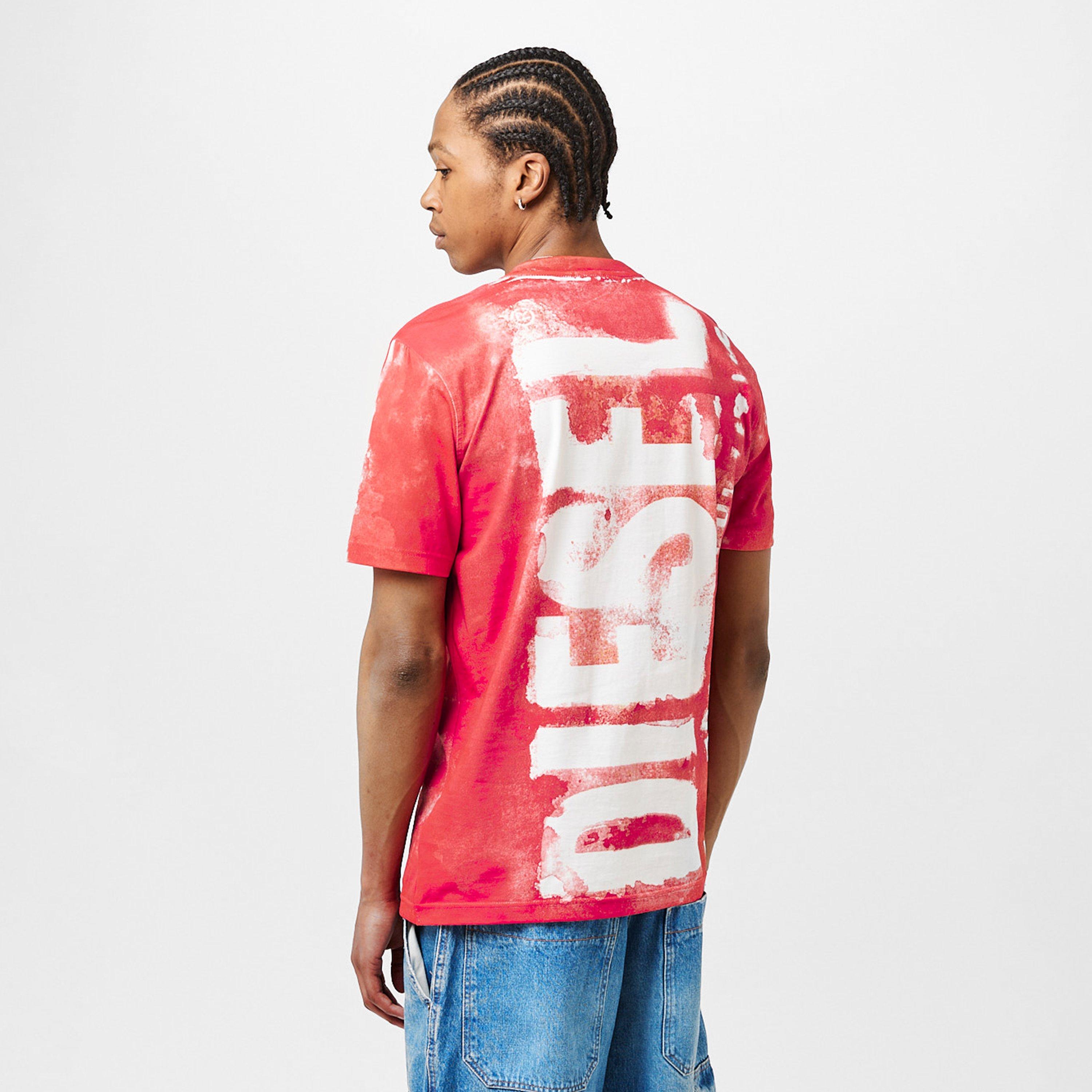 Ribbon Red - Diesel - Men's Regular Fit T-Shirt - 4