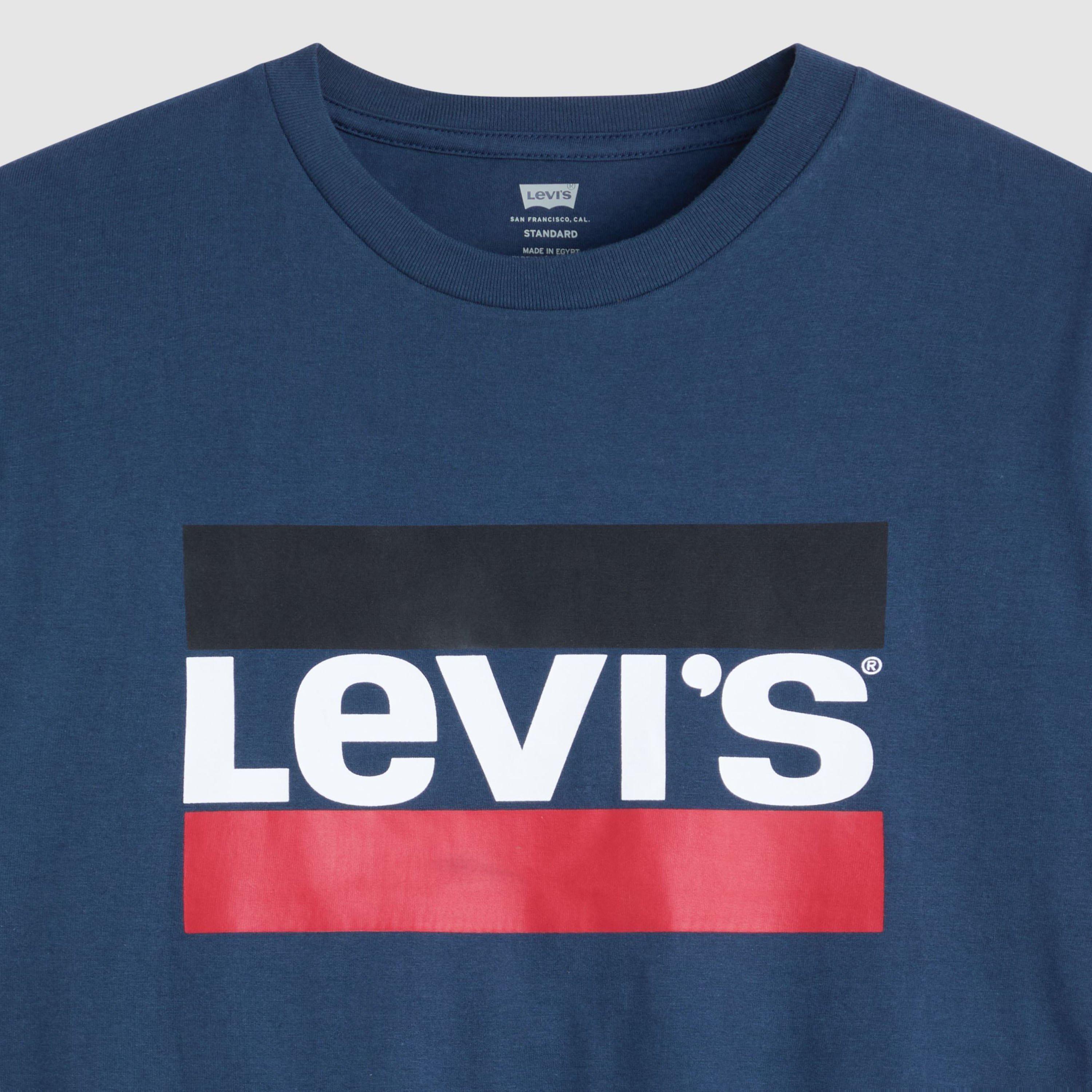 BLUE DRESS BLUE - Levis - Levis Sportswear Graphic T-Shirt - 6
