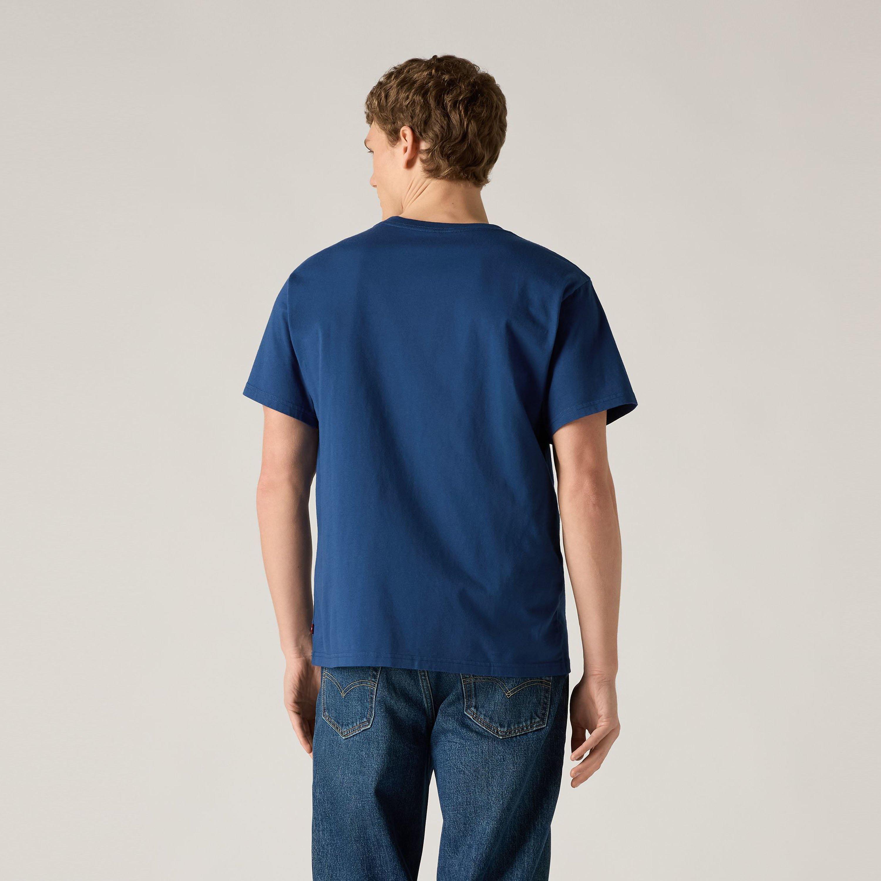 NAVY POENY BODY - Levis - Levis Relaxed Fit Graphic T-Shirt - 3