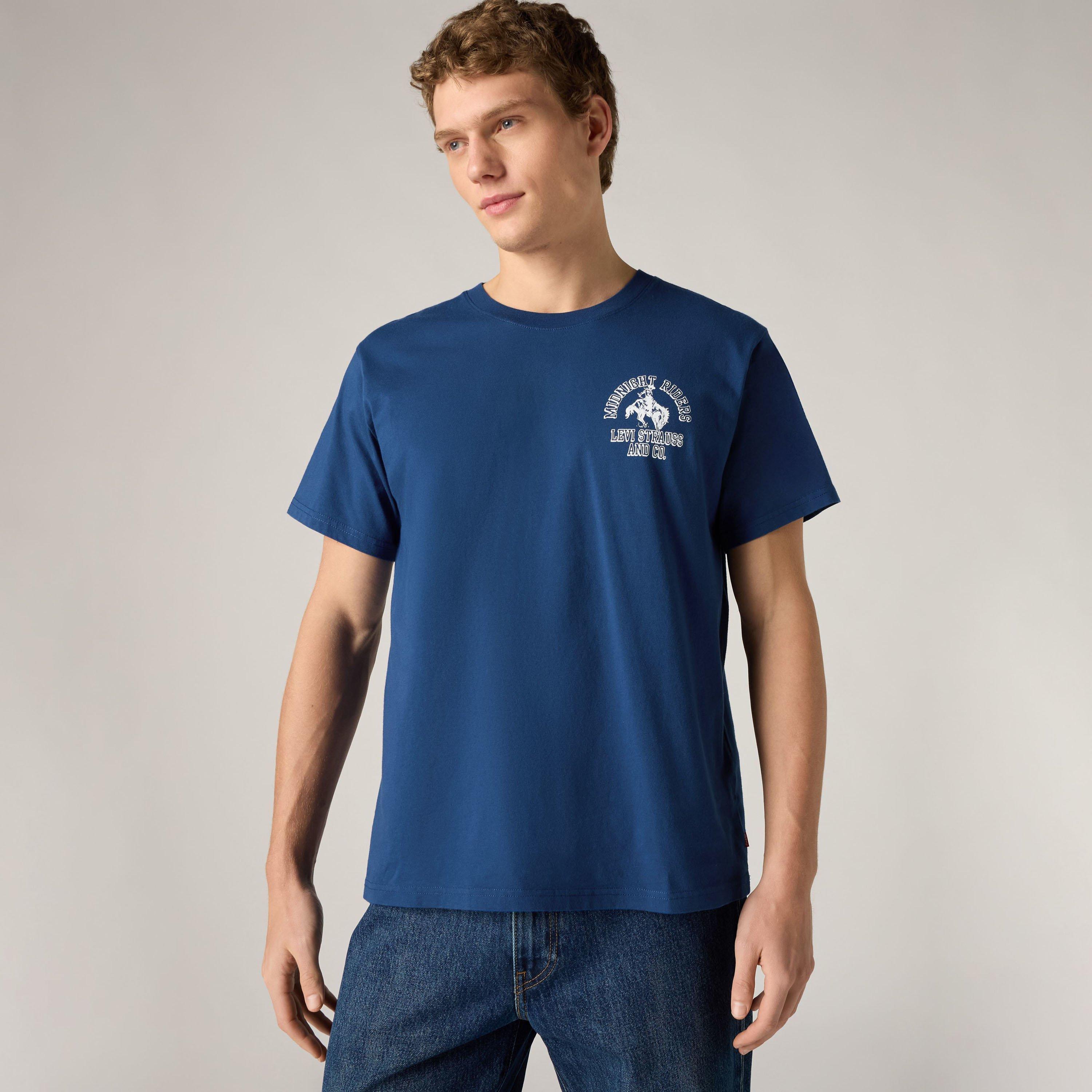 NAVY POENY BODY - Levis - Levis Relaxed Fit Graphic T-Shirt - 5