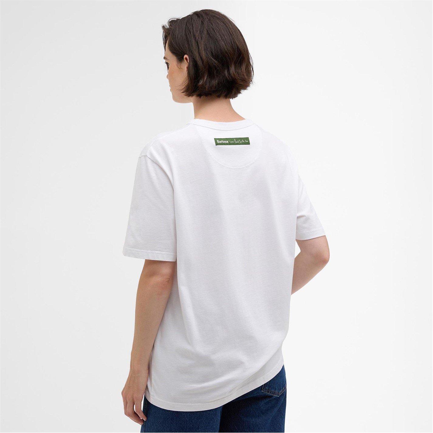 White WH11 - Paul Smith X Barbour - Men's T-Shirt - 5