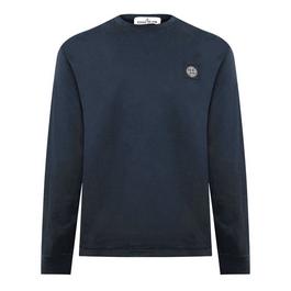 Stone Island Compass Patch Long Sleeve T Shirt