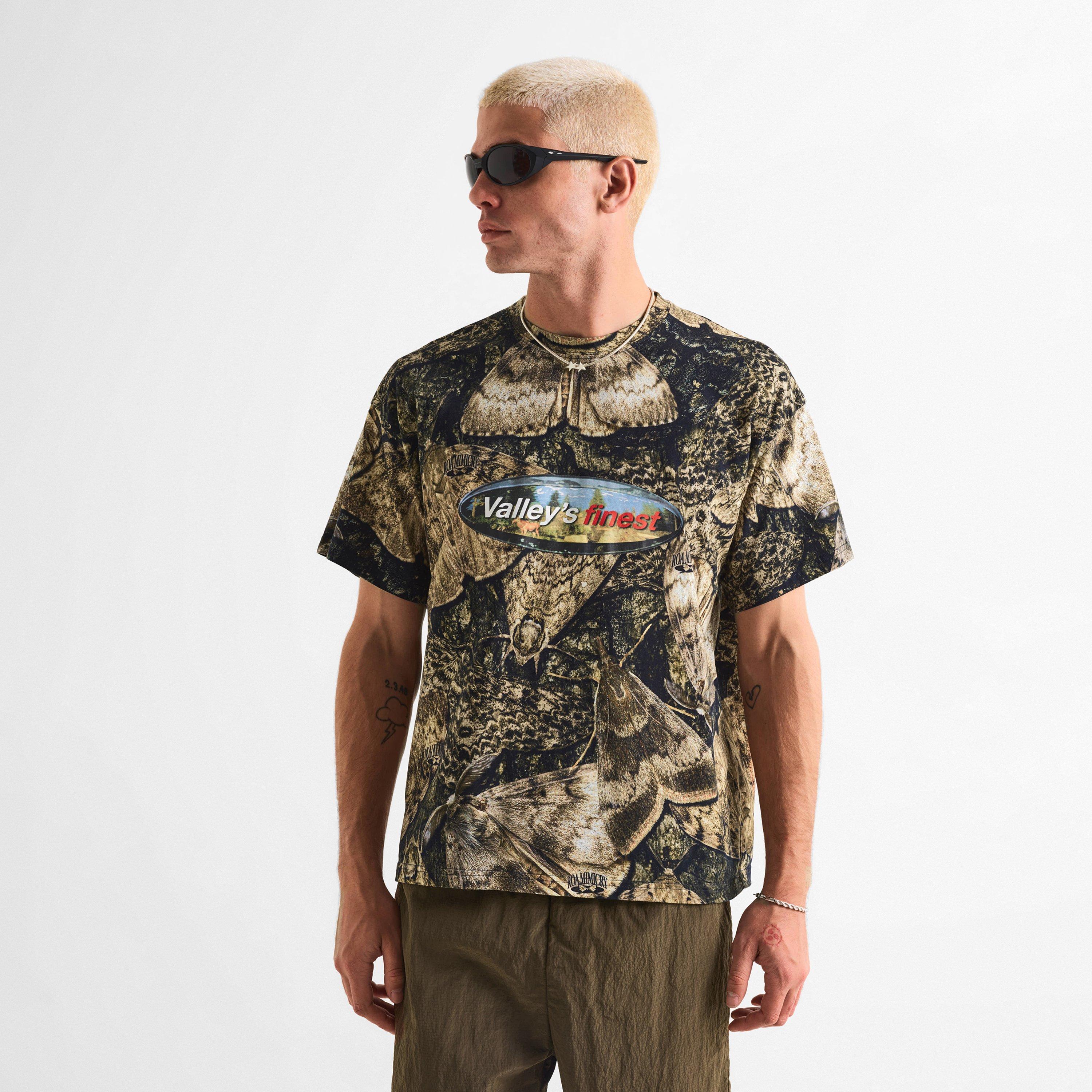 Brown - ROA - Men's Senter Tee T-Shirt - 3