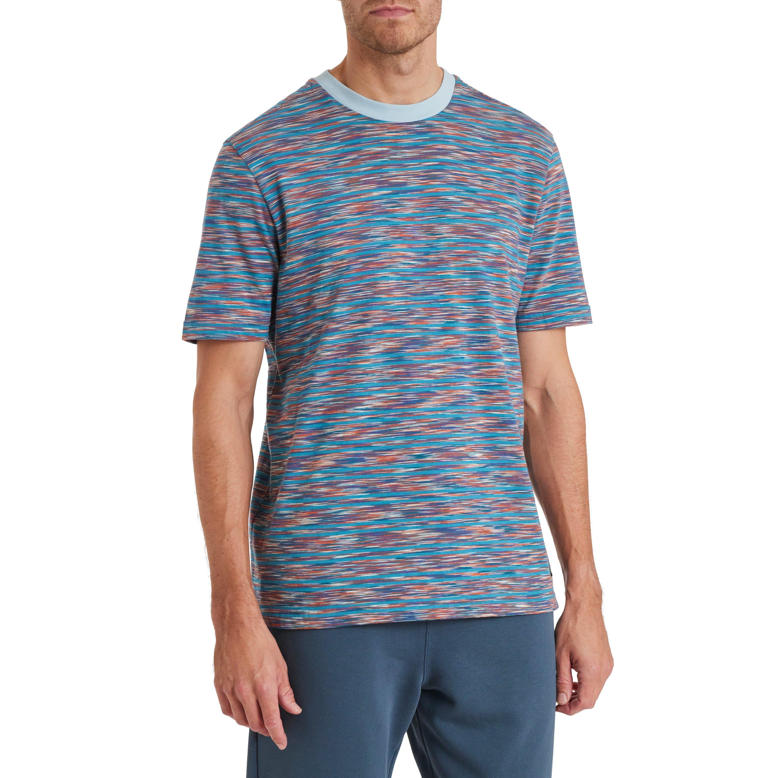 Blue 41 - PS Paul Smith - Men's Space Dye Regular Fit T-Shirt - 2