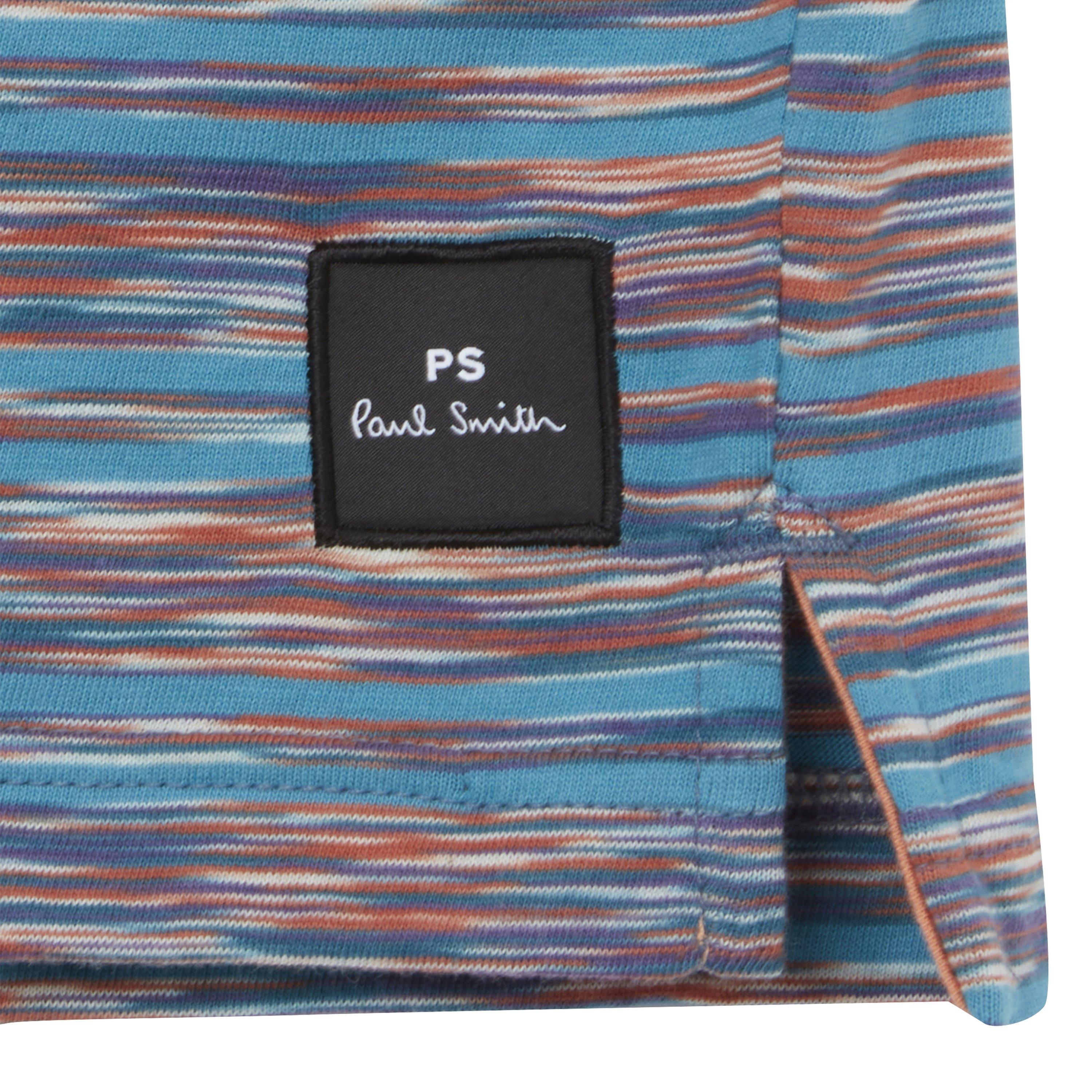 Blue 41 - PS Paul Smith - Men's Space Dye Regular Fit T-Shirt - 5