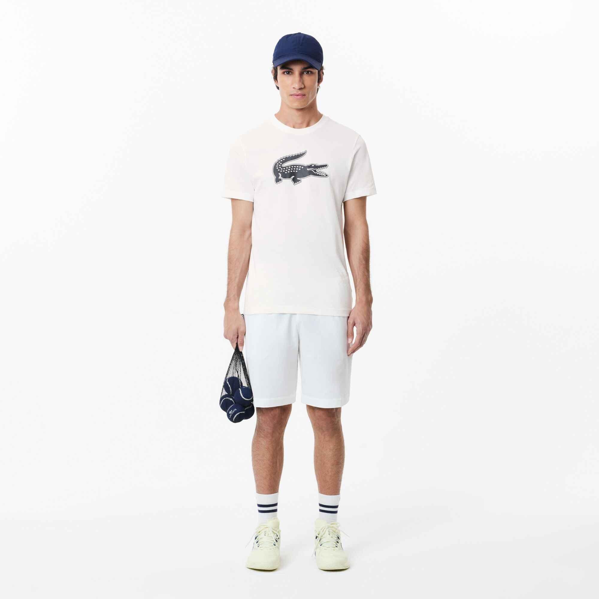 White AU8 - Lacoste - Large Croc II T Shirt - 6