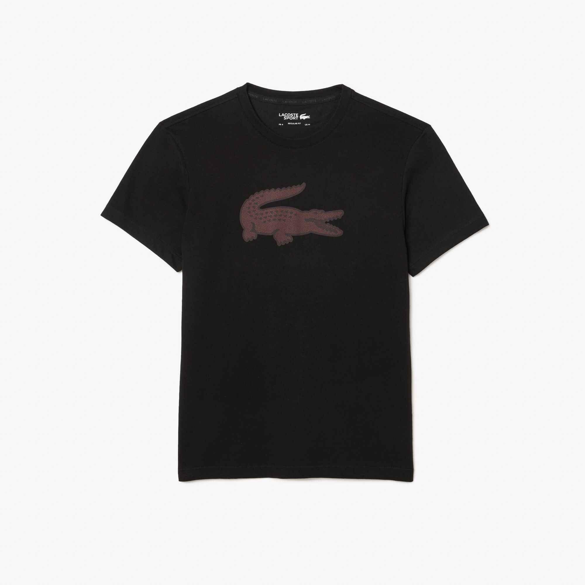 Black 7V2 - Lacoste - Large Croc II T Shirt - 1