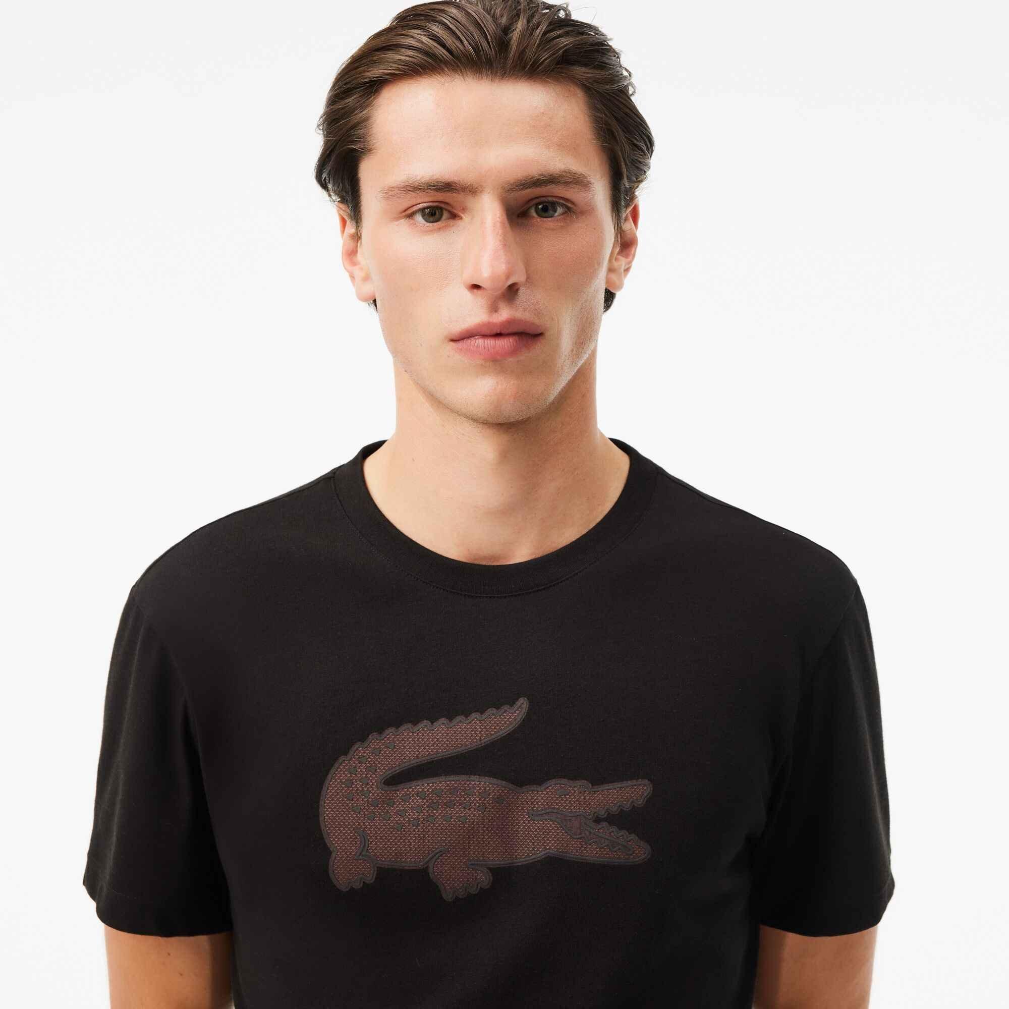 Black 7V2 - Lacoste - Croc II T Shirt - 5