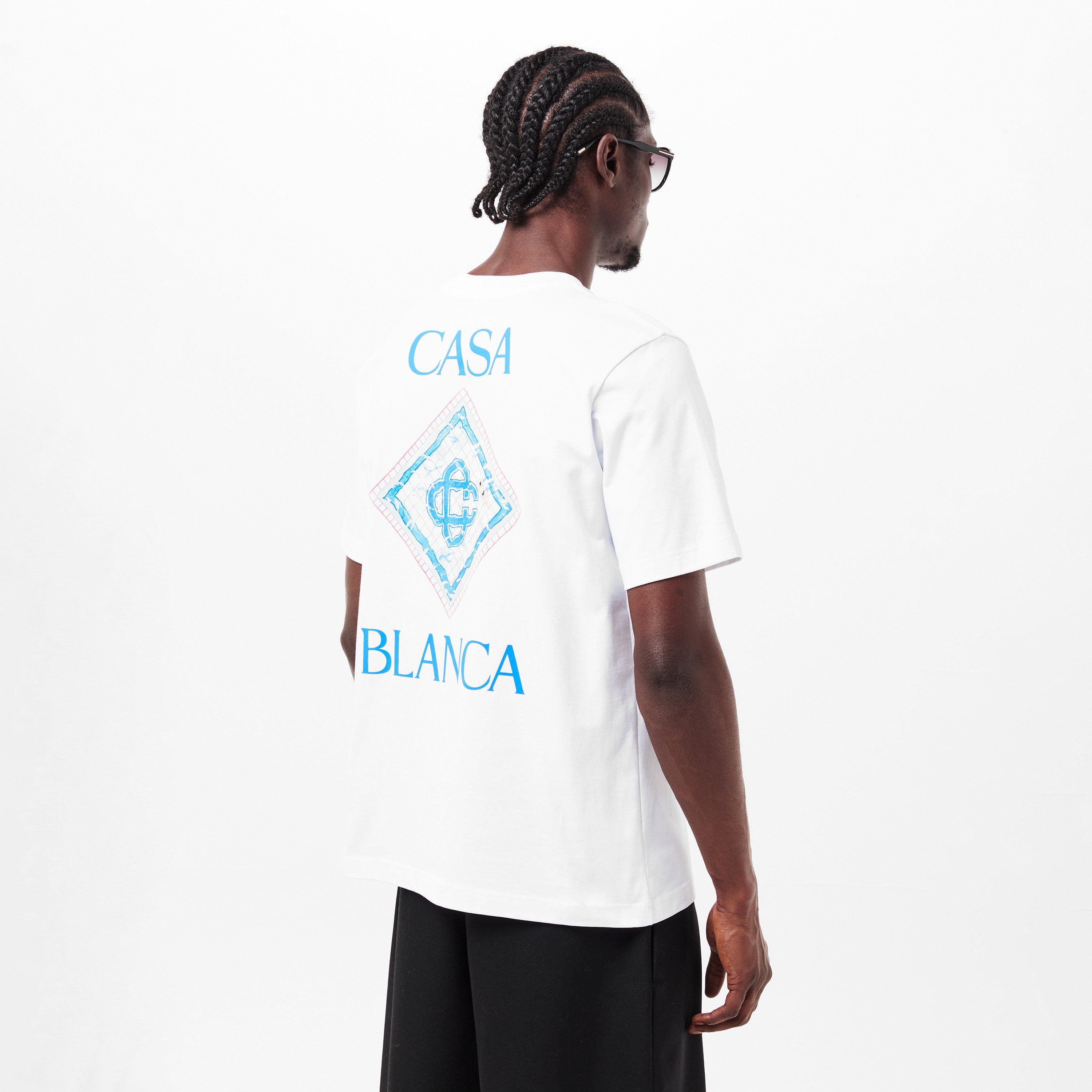 White - Casablanca - Men's Regular Fit T-Shirt - 4